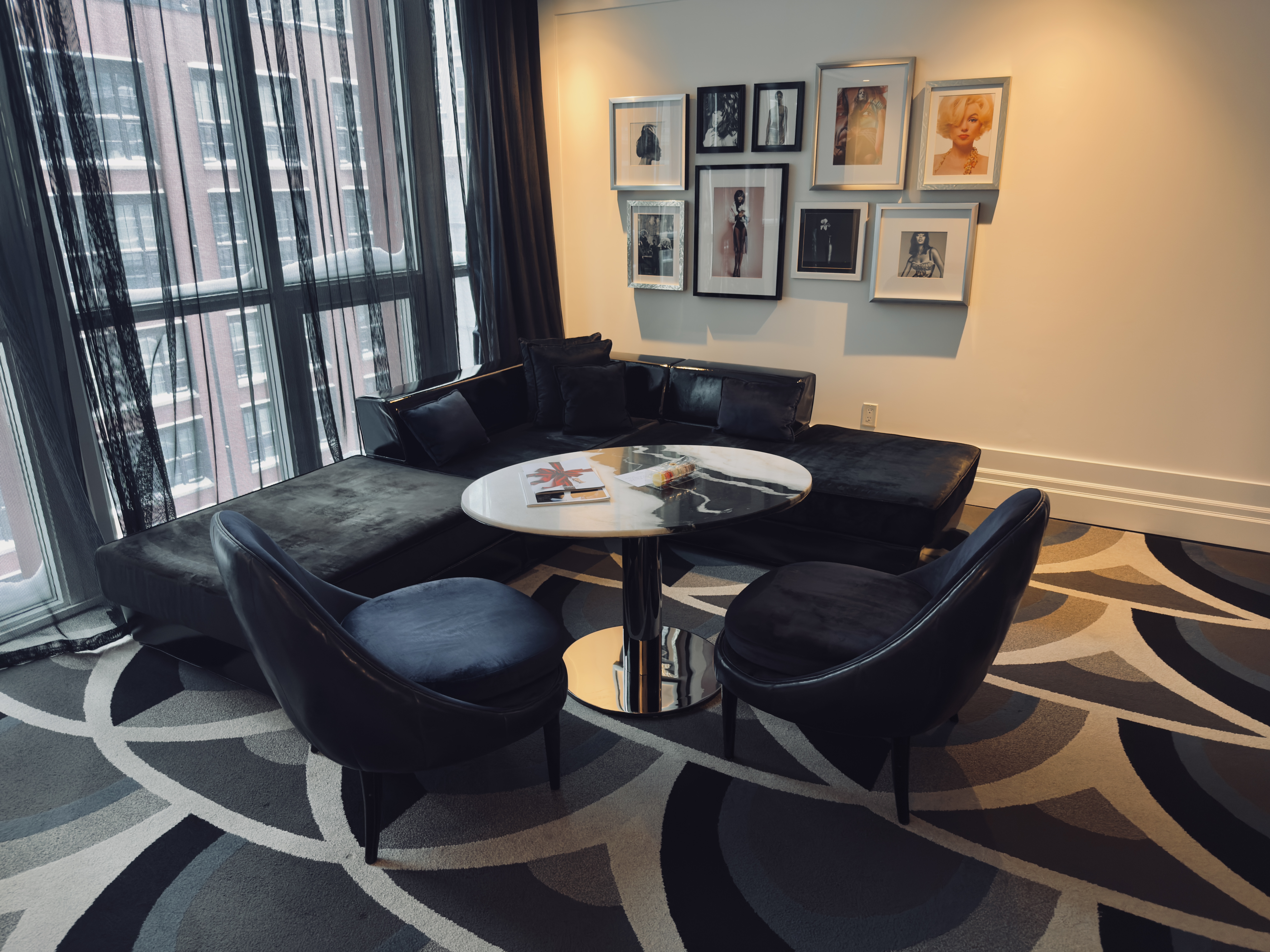 BISHA, a Luxury Collection Hotel, Toronto room seating area BISHA, a Luxury Collection Hotel, Toronto room seating area