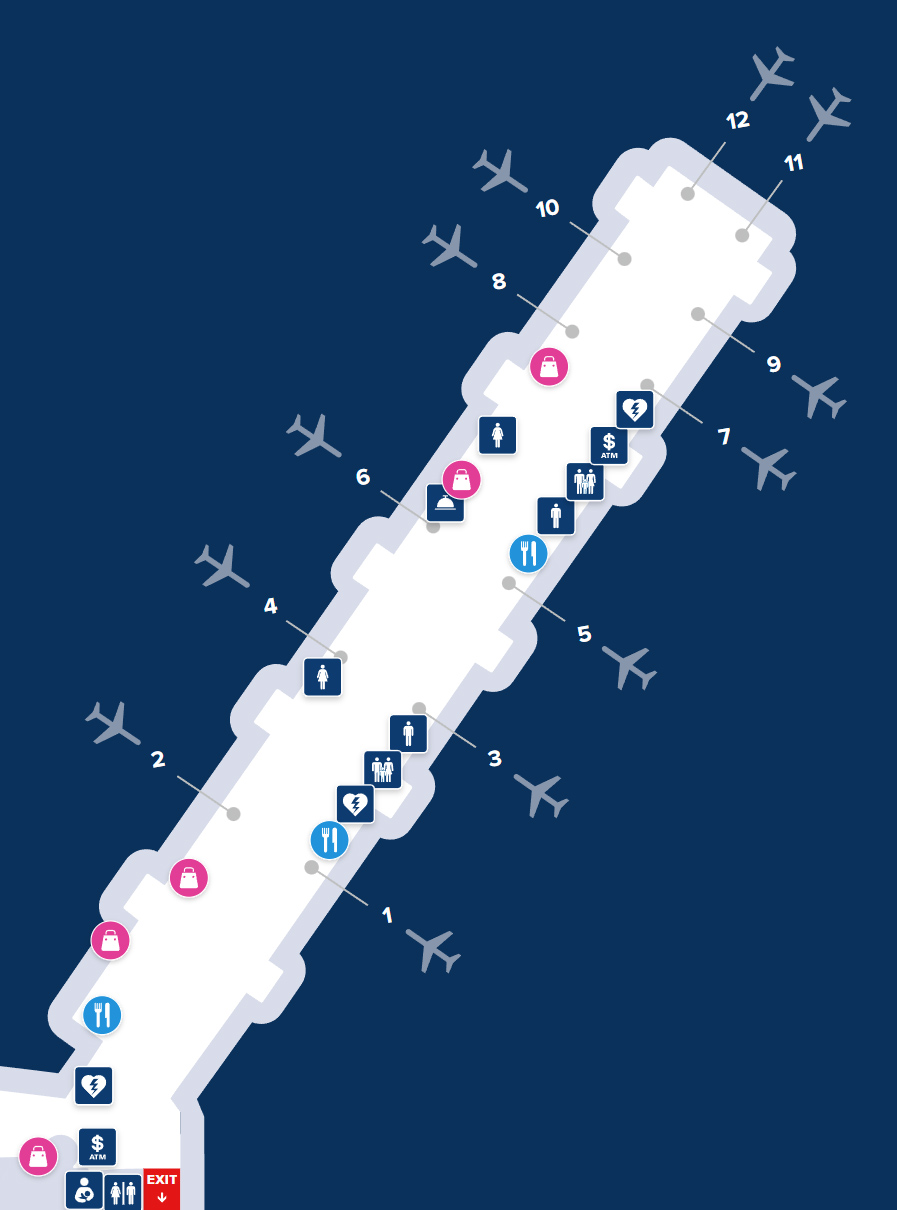 Bradley International Airport Gates 1 12