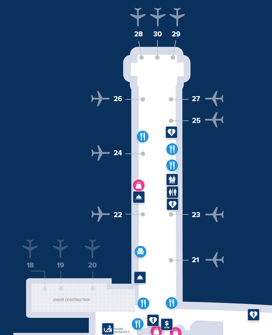 Bradley International Airport Gates 21 30