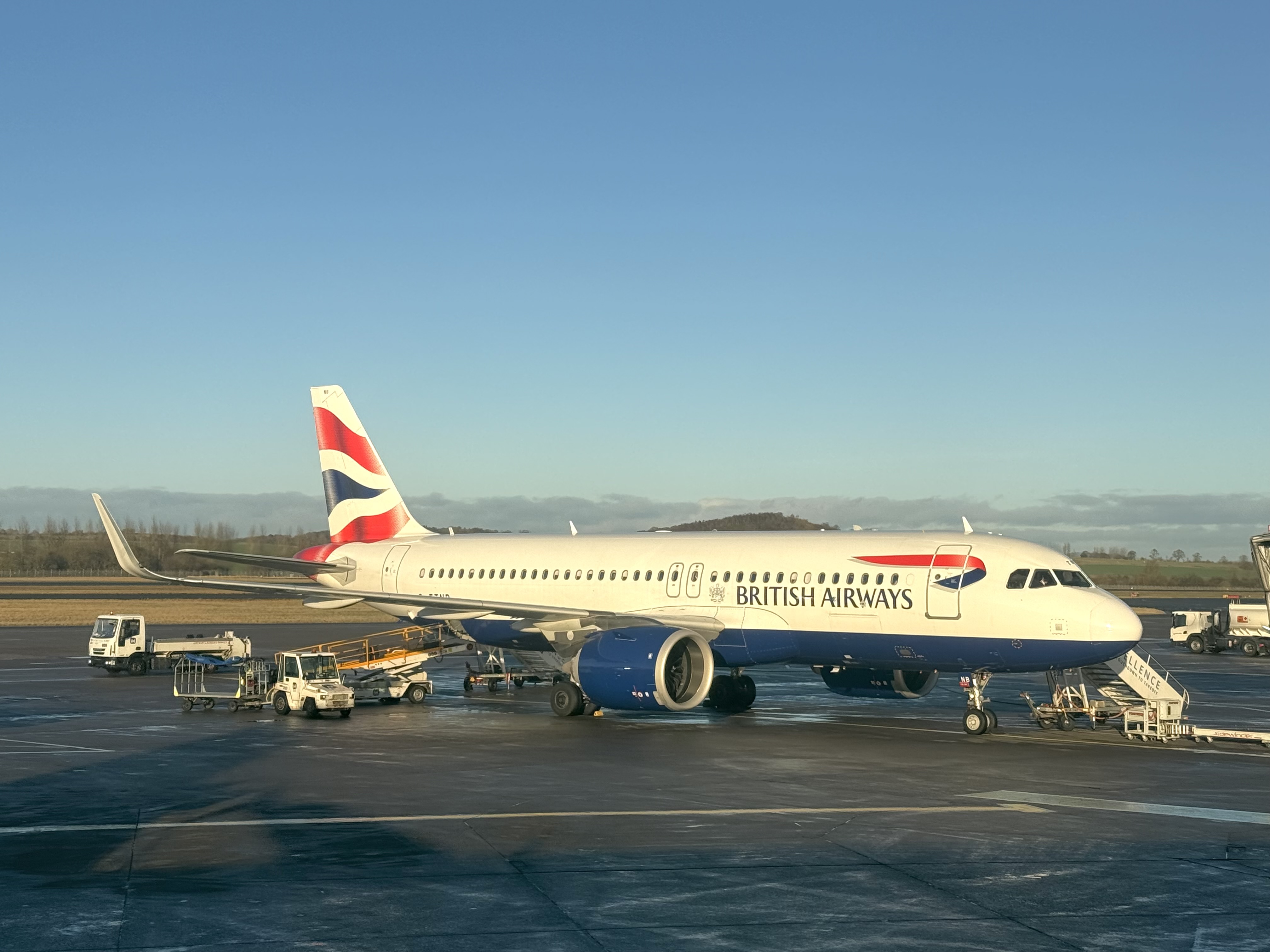 British Airways Airbus A320 at Edinburgh EDI British Airways Airbus A320 at Edinburgh EDI
