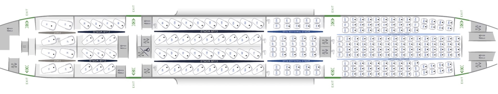 British Airways B777 200ER seat map first class British Airways B777 200ER seat map first class