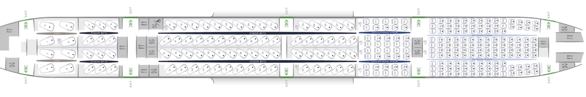 British Airways B777 300ER seat map British Airways B777 300ER seat map
