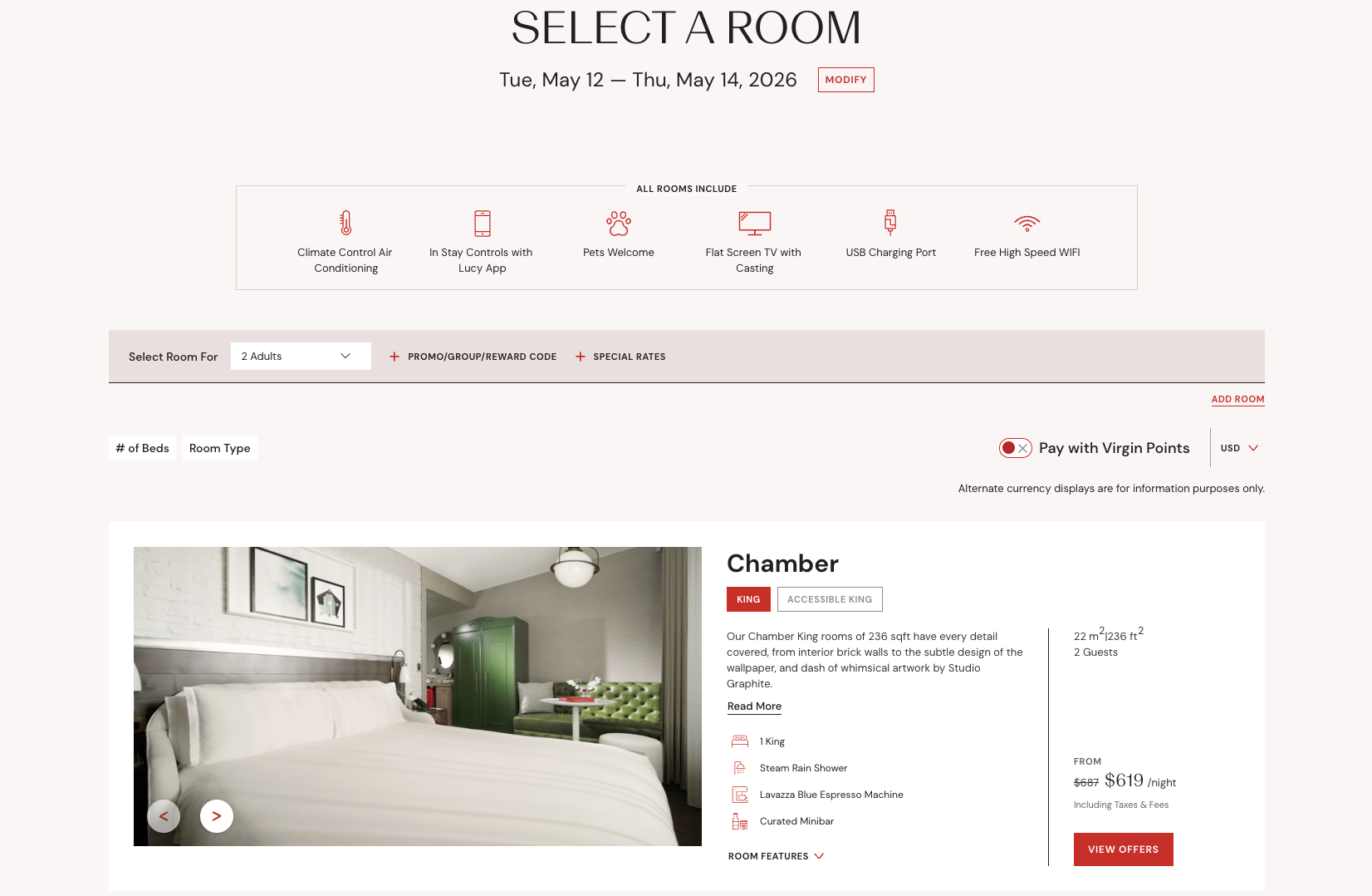 Cash stay at Virgin Hotels London Shoreditch Cash stay at Virgin Hotels London Shoreditch