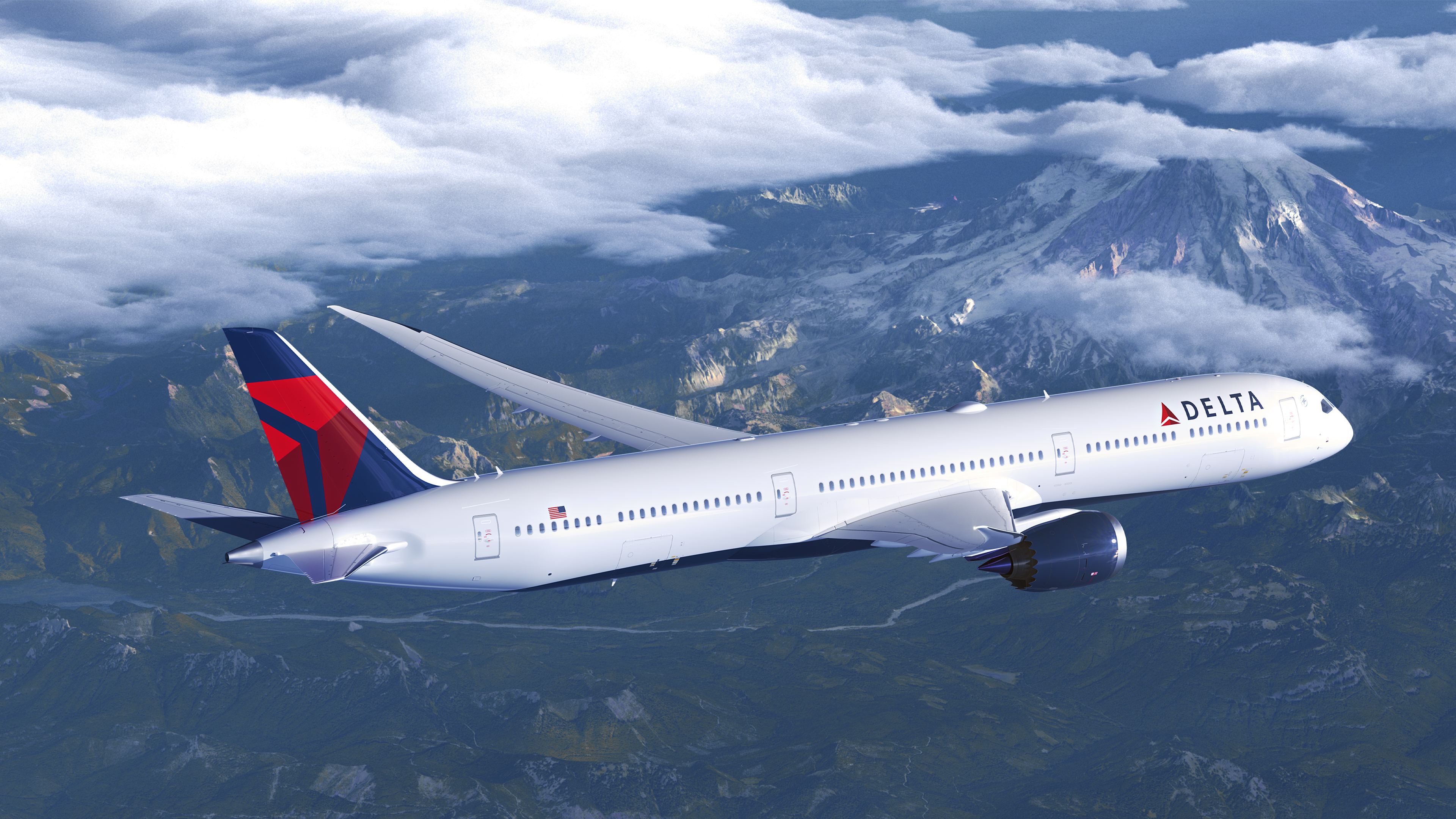 Delta new Dreamliner renderig Delta new Dreamliner renderig