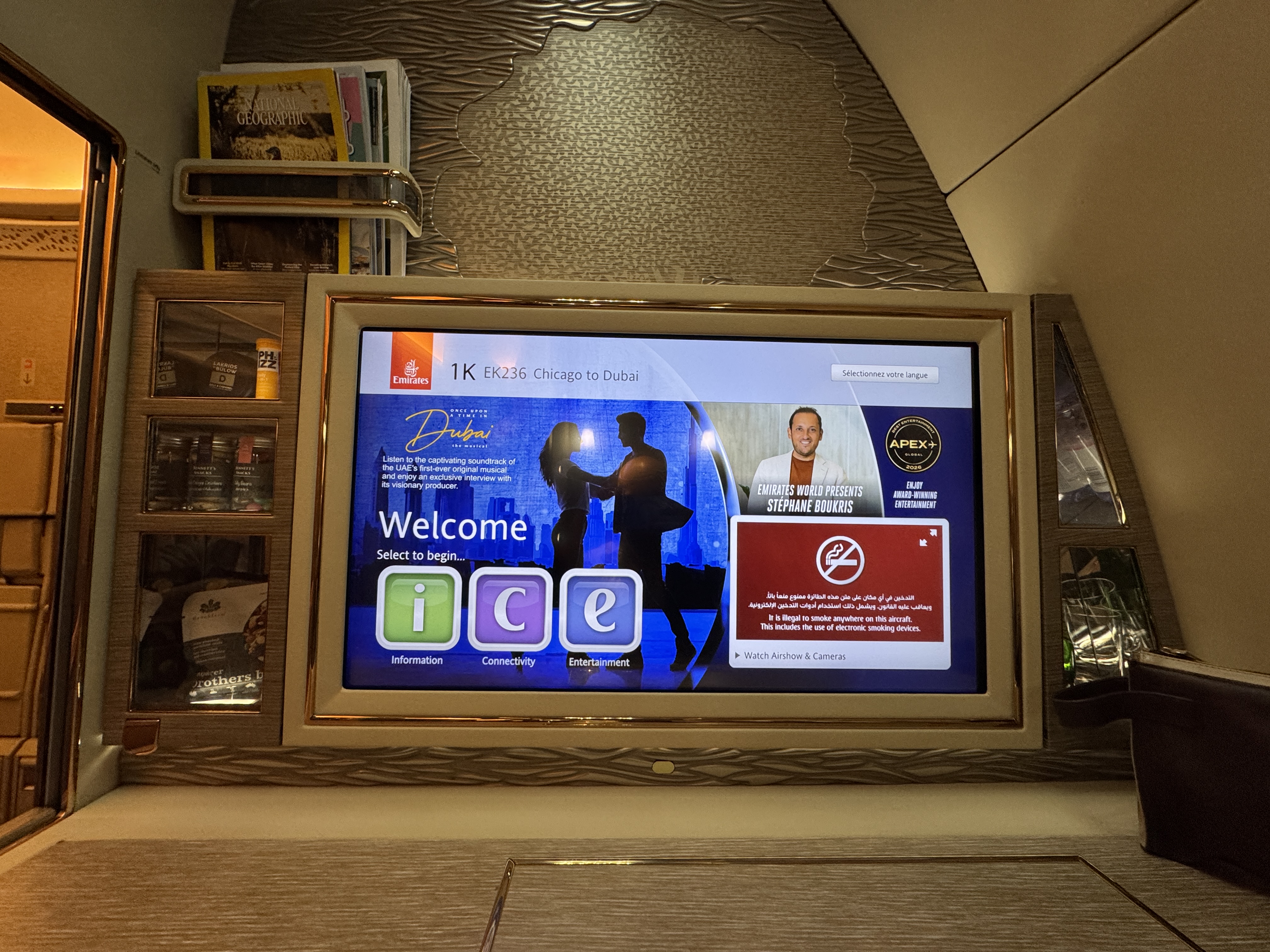 Emirates Game Changer TV Monitor