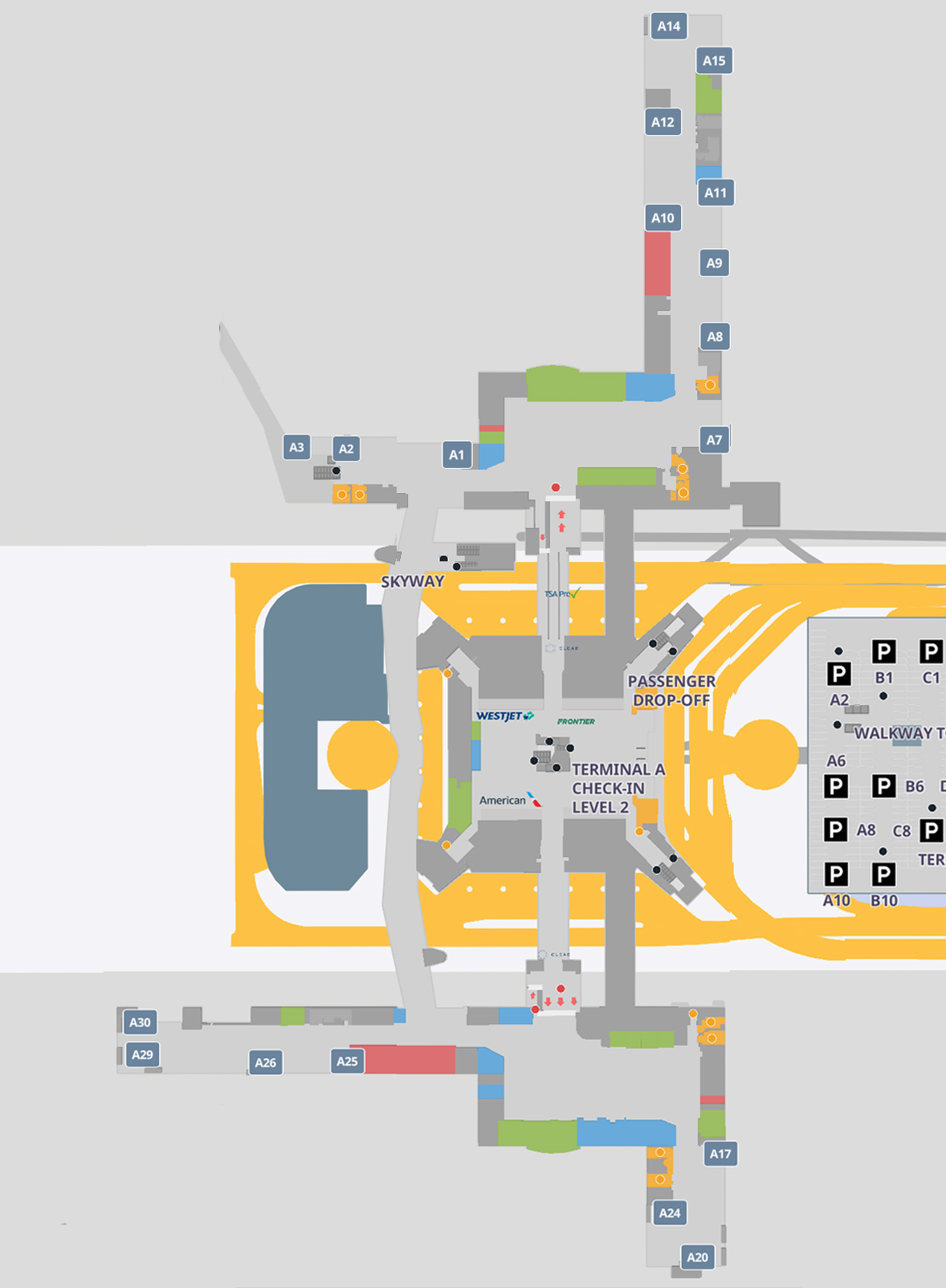 Terminal A at George Bush International Airport George Bush Intercontinental Airport Terminal A 1