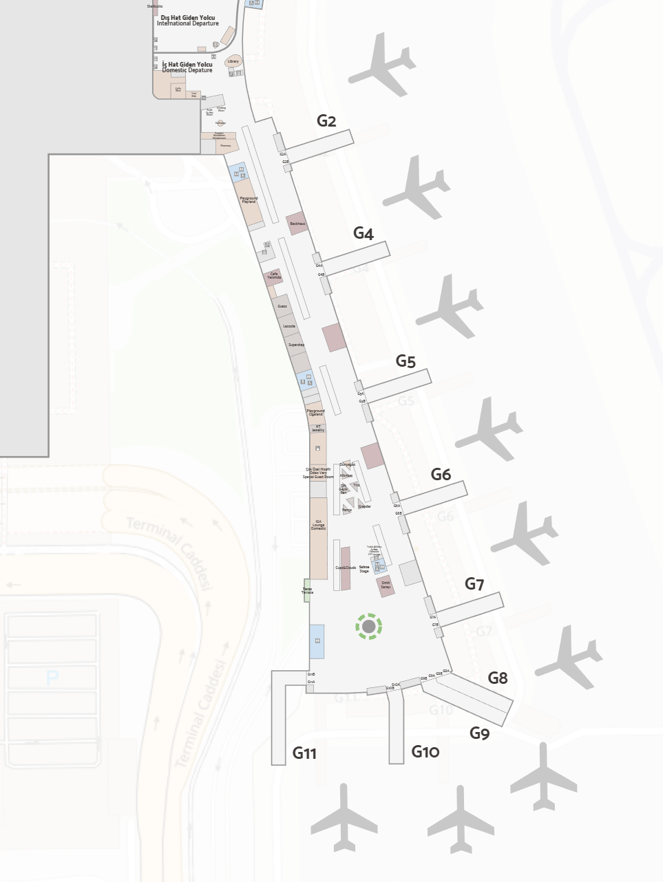 Istanbul Airport Concourse F 1 Istanbul Airport Concourse G