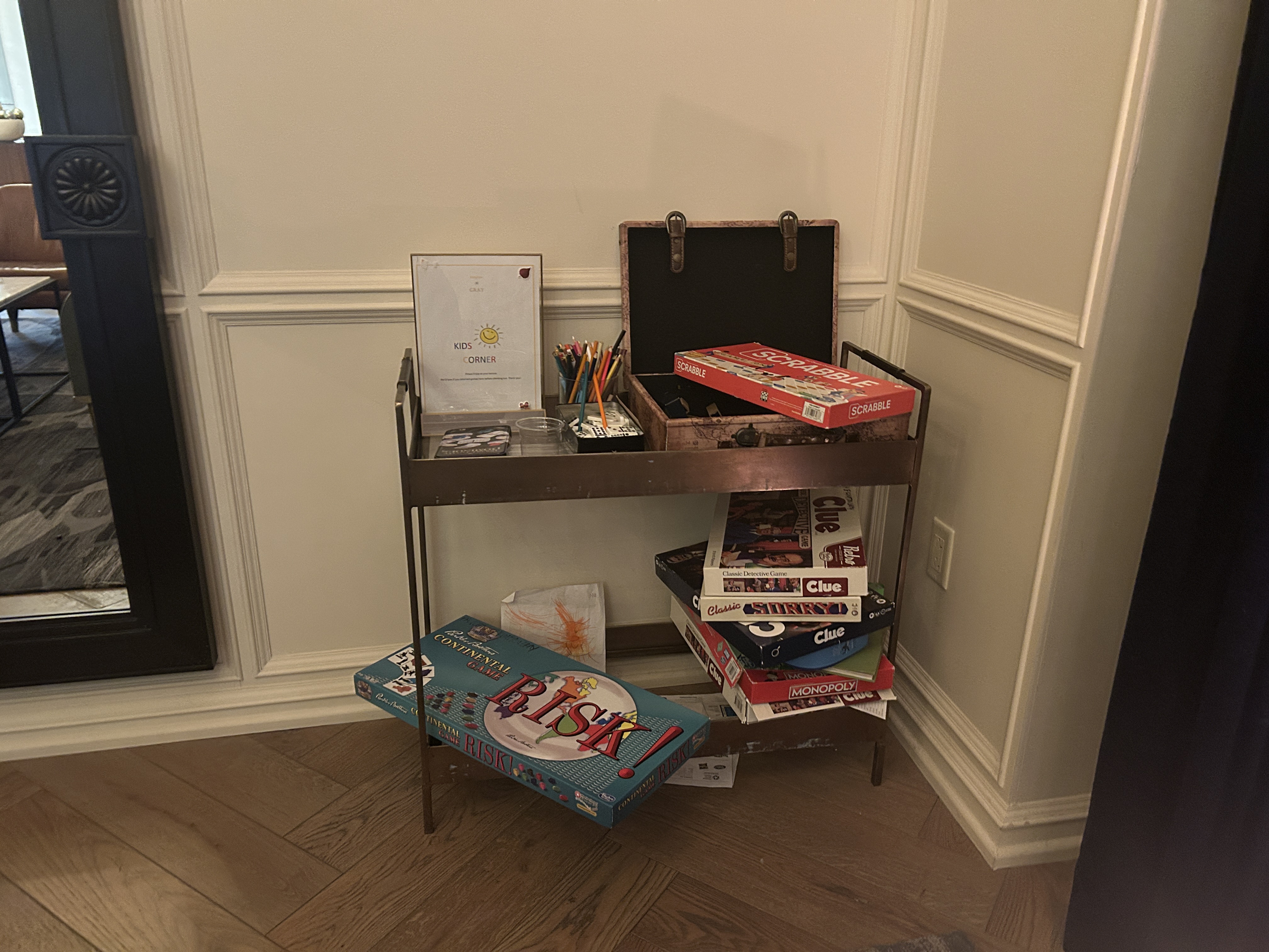 Kimpton the Gray kiddie corner Kimpton the Gray kiddie corner
