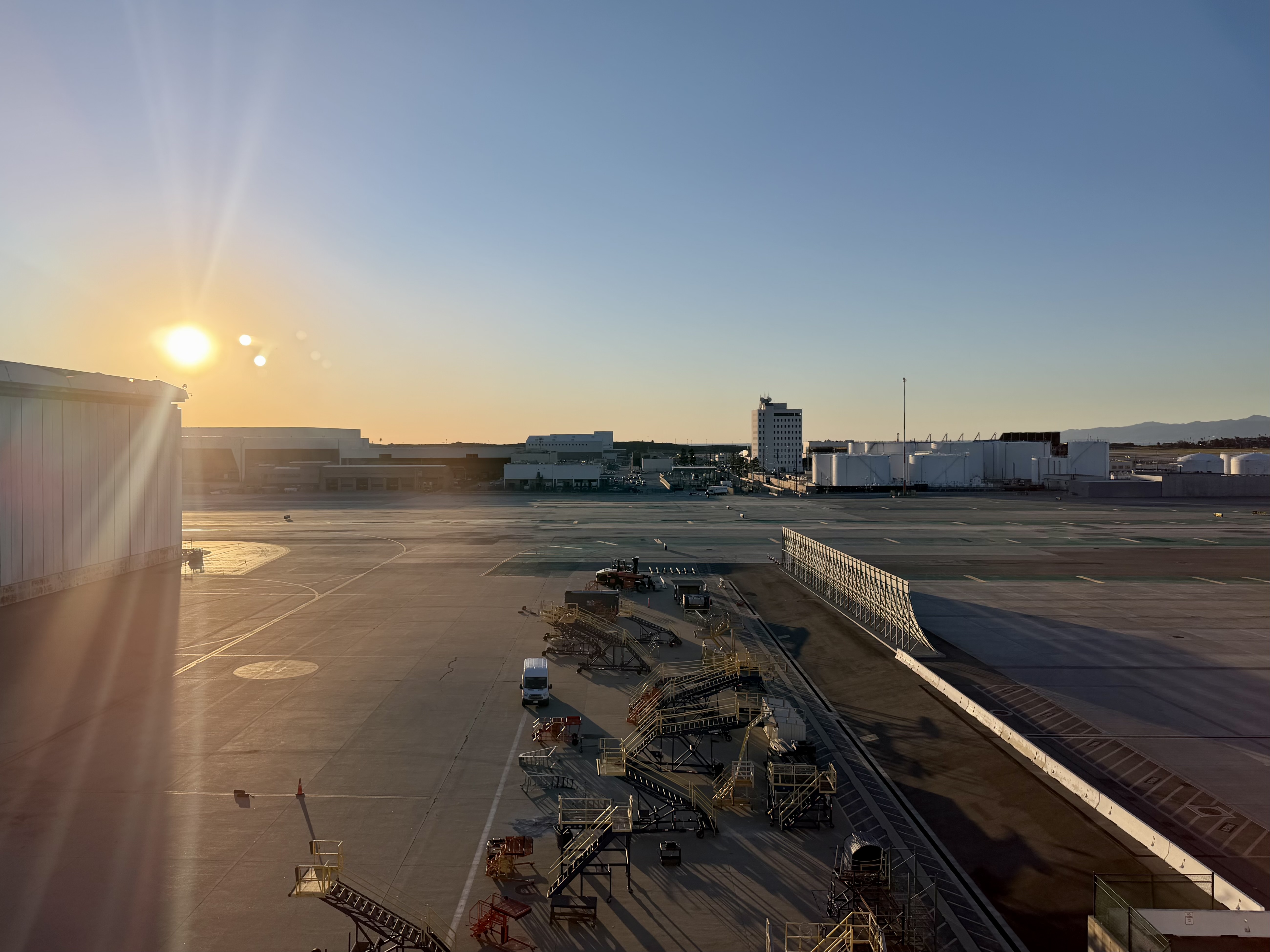 LAX Air France Lounge view LAX Air France Lounge view