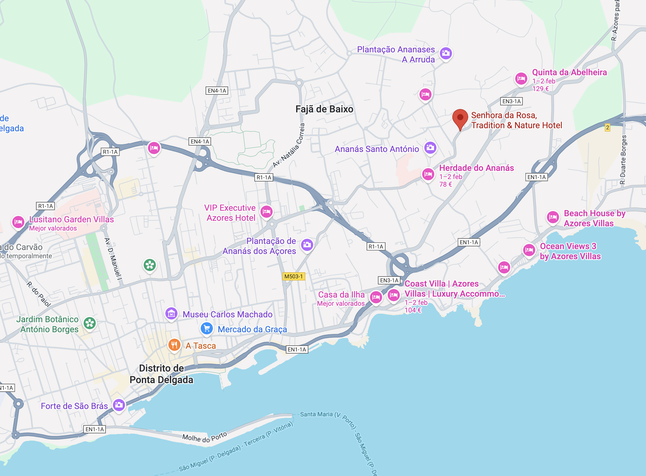 Location Senhora da Rosa map Location Senhora da Rosa map