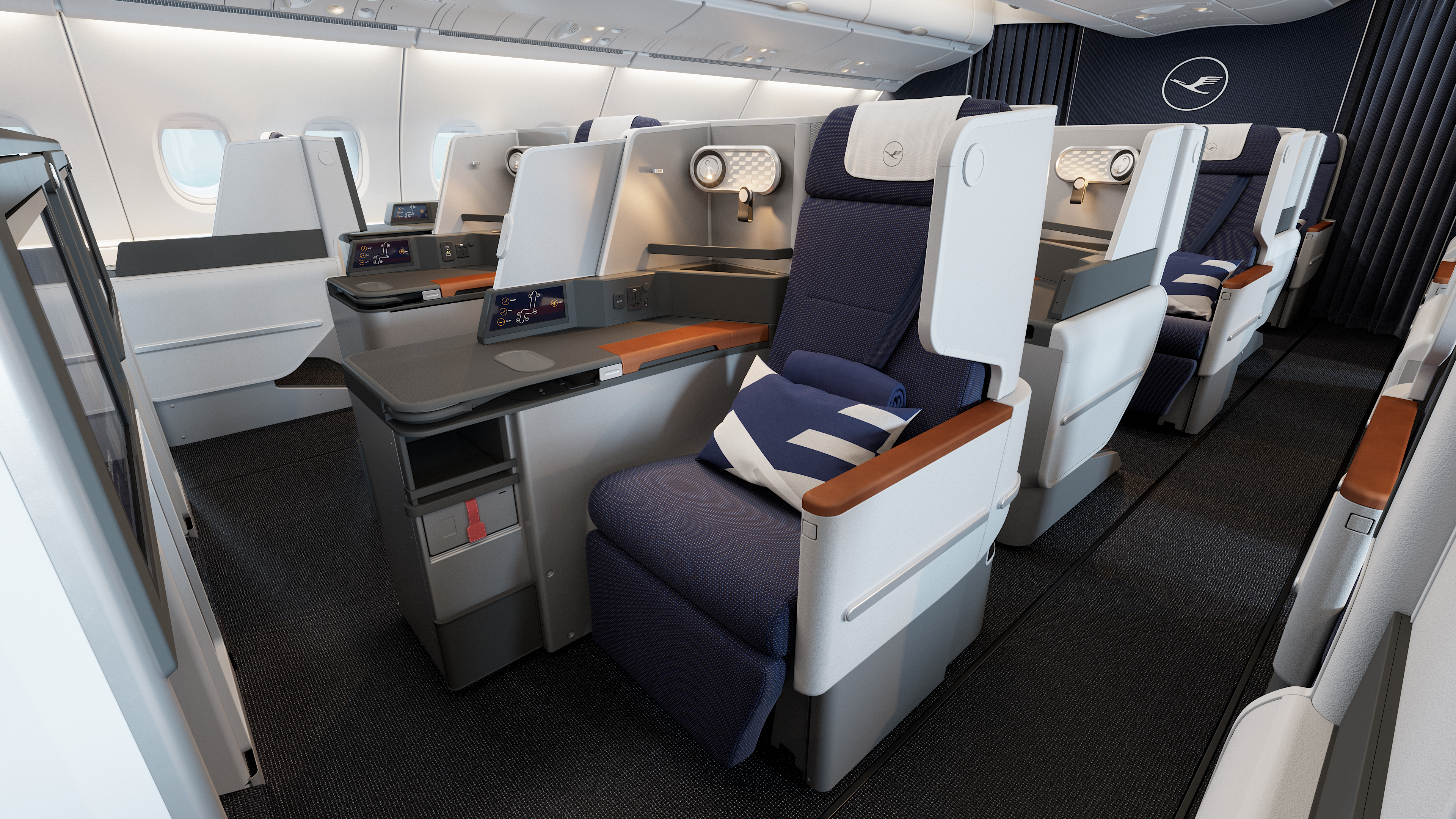 Lufthansa Airbus A380 new business class Lufthansa Airbus A380 new business class