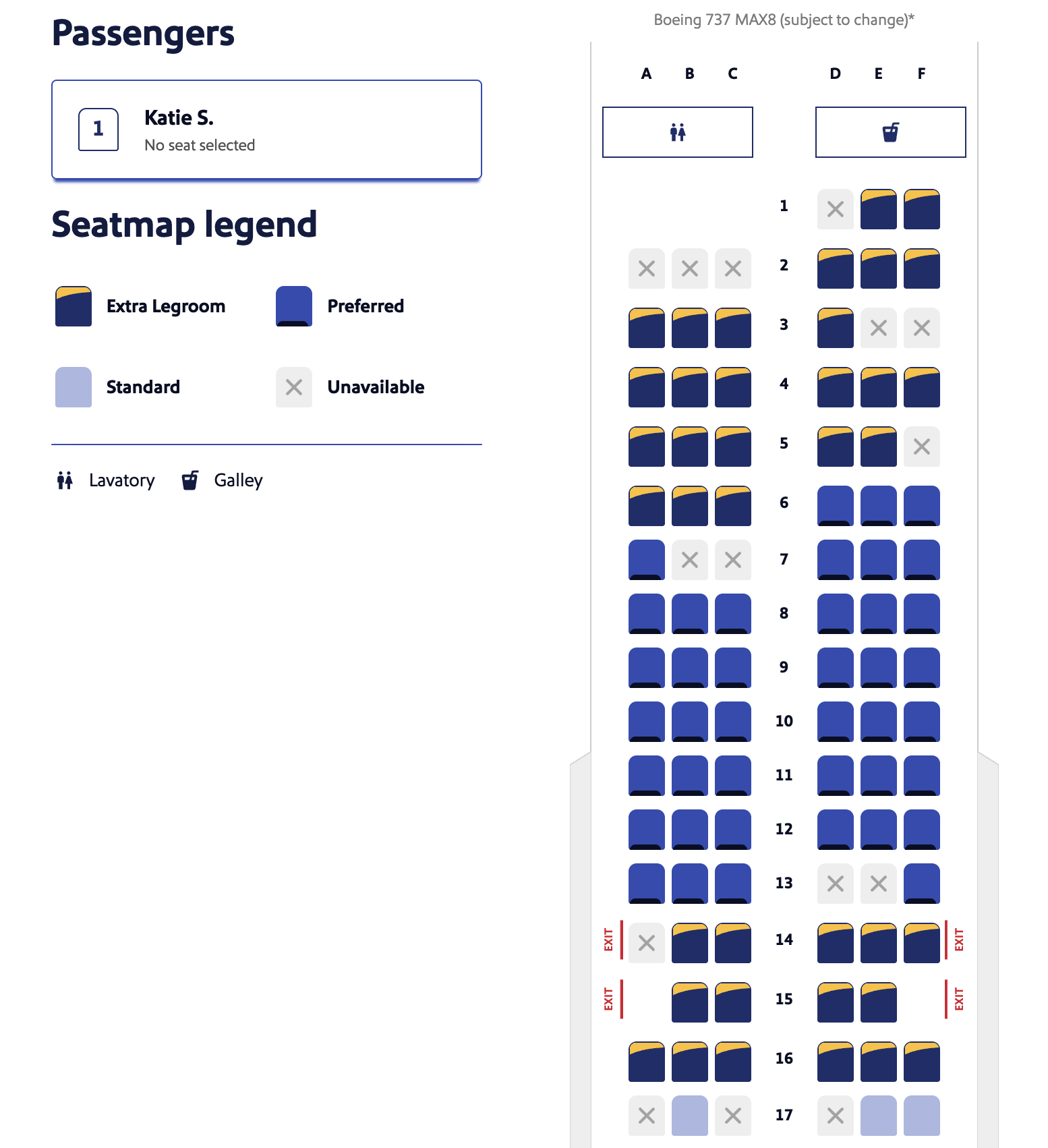 New Southwest assigned seating chart New Southwest assigned seating chart