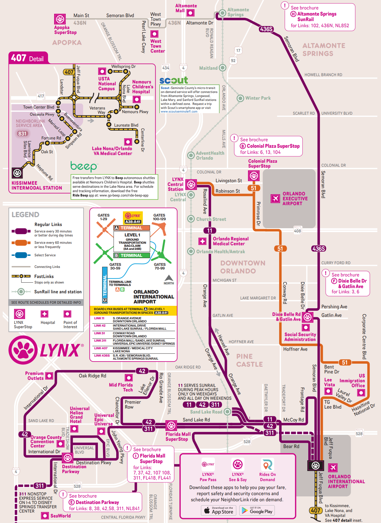Orlando International Airport Bus Routes Orlando International Airport bus routes