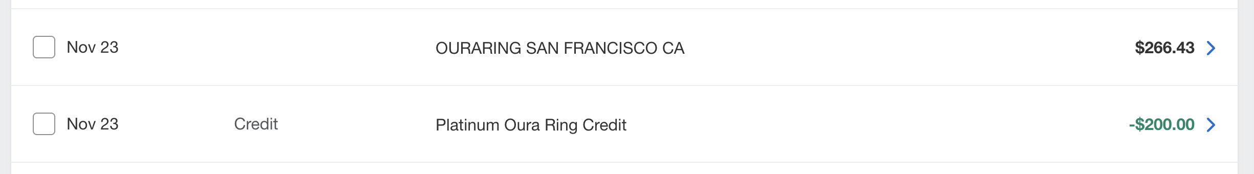 Oura Ring Credit