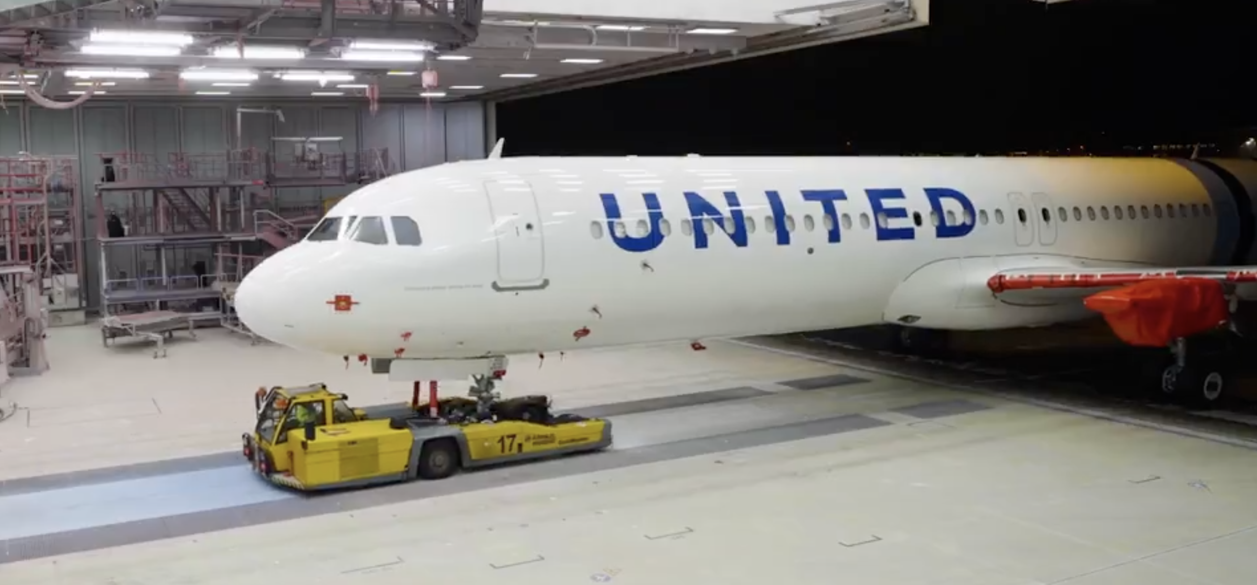 Screenshot 2026 01 29 at 5.03.43 PM United A321neo Coastliner teaser video screenshot
