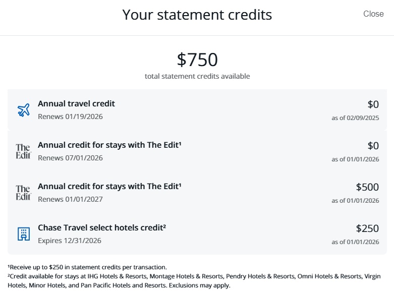 The Edit Pop Up Credits