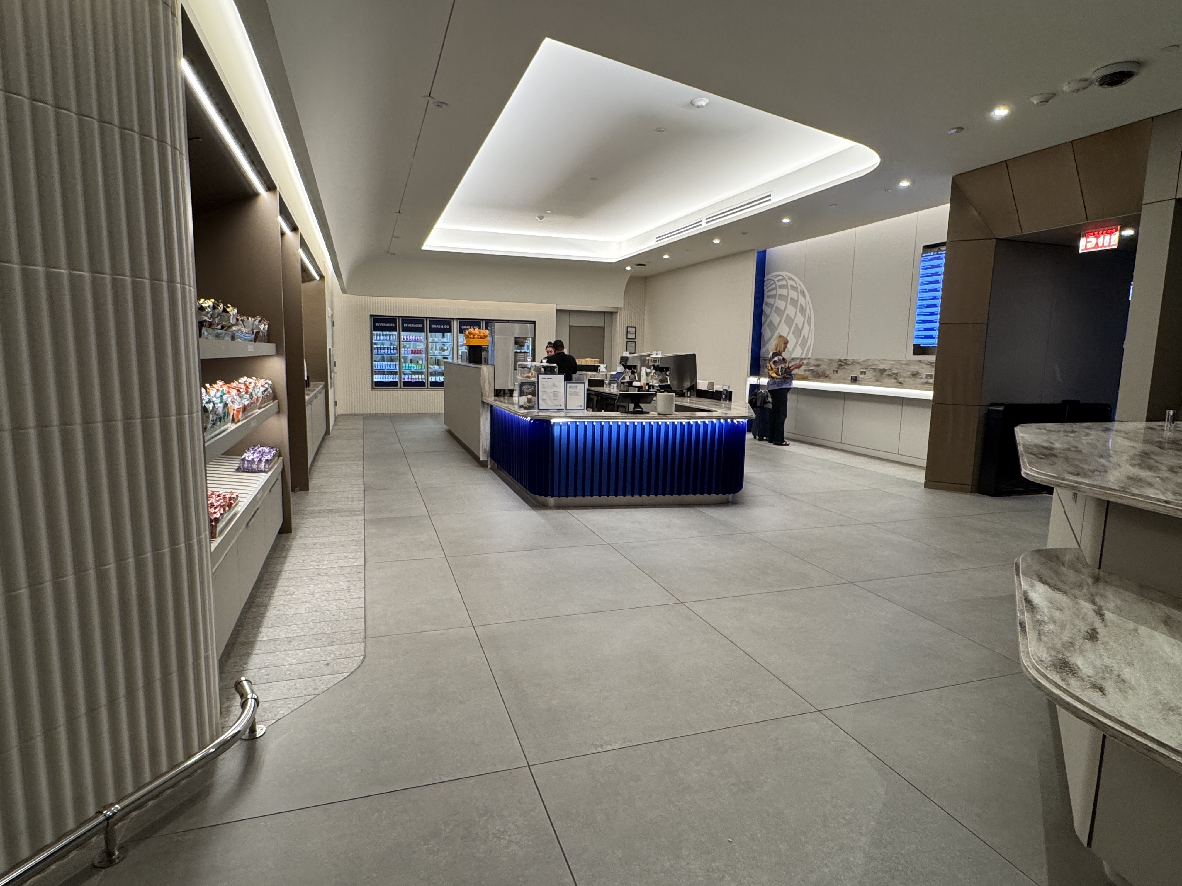 United Club Fly IAH zoomed out