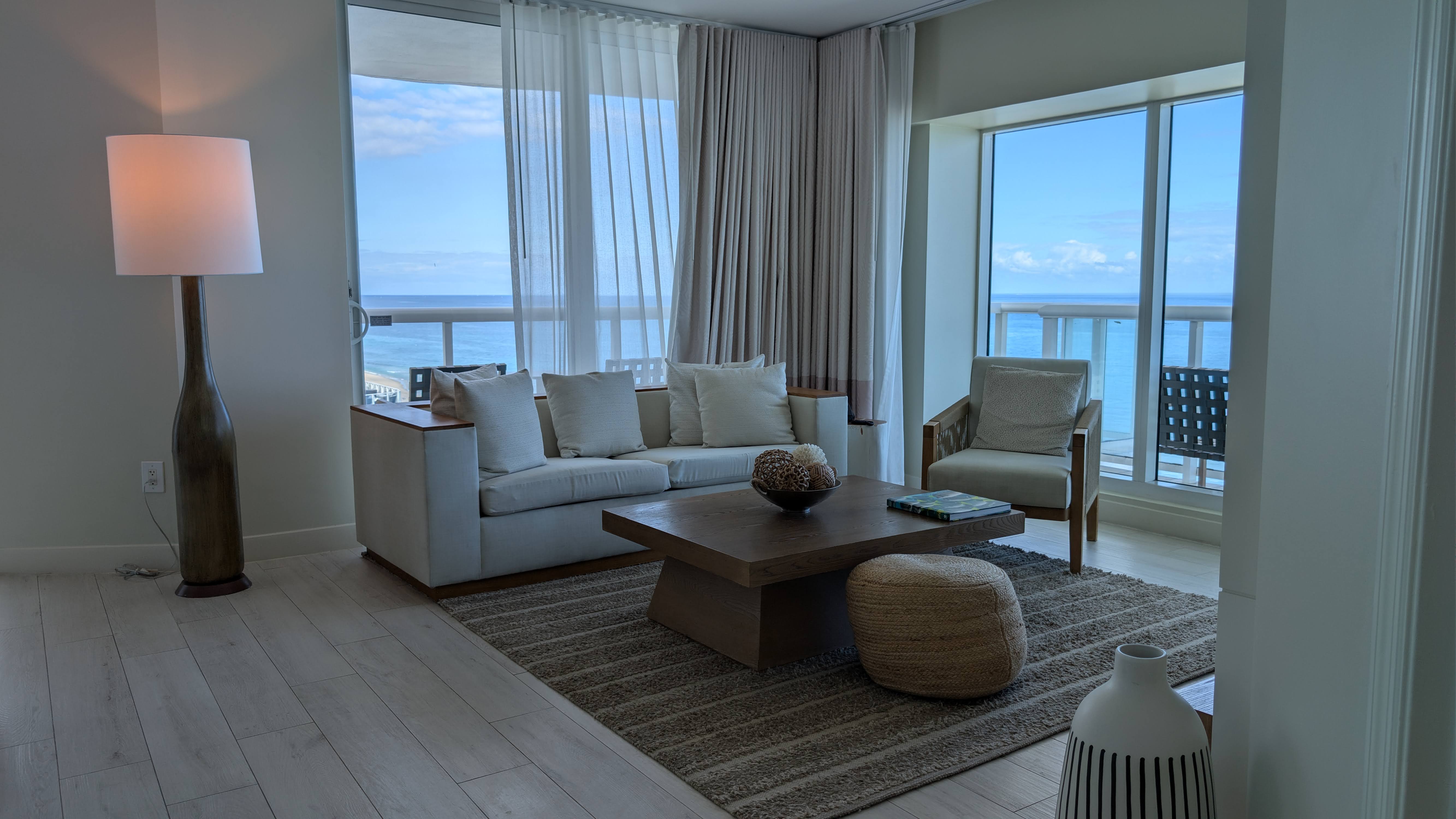 Beach House Fort Lauderdale living room