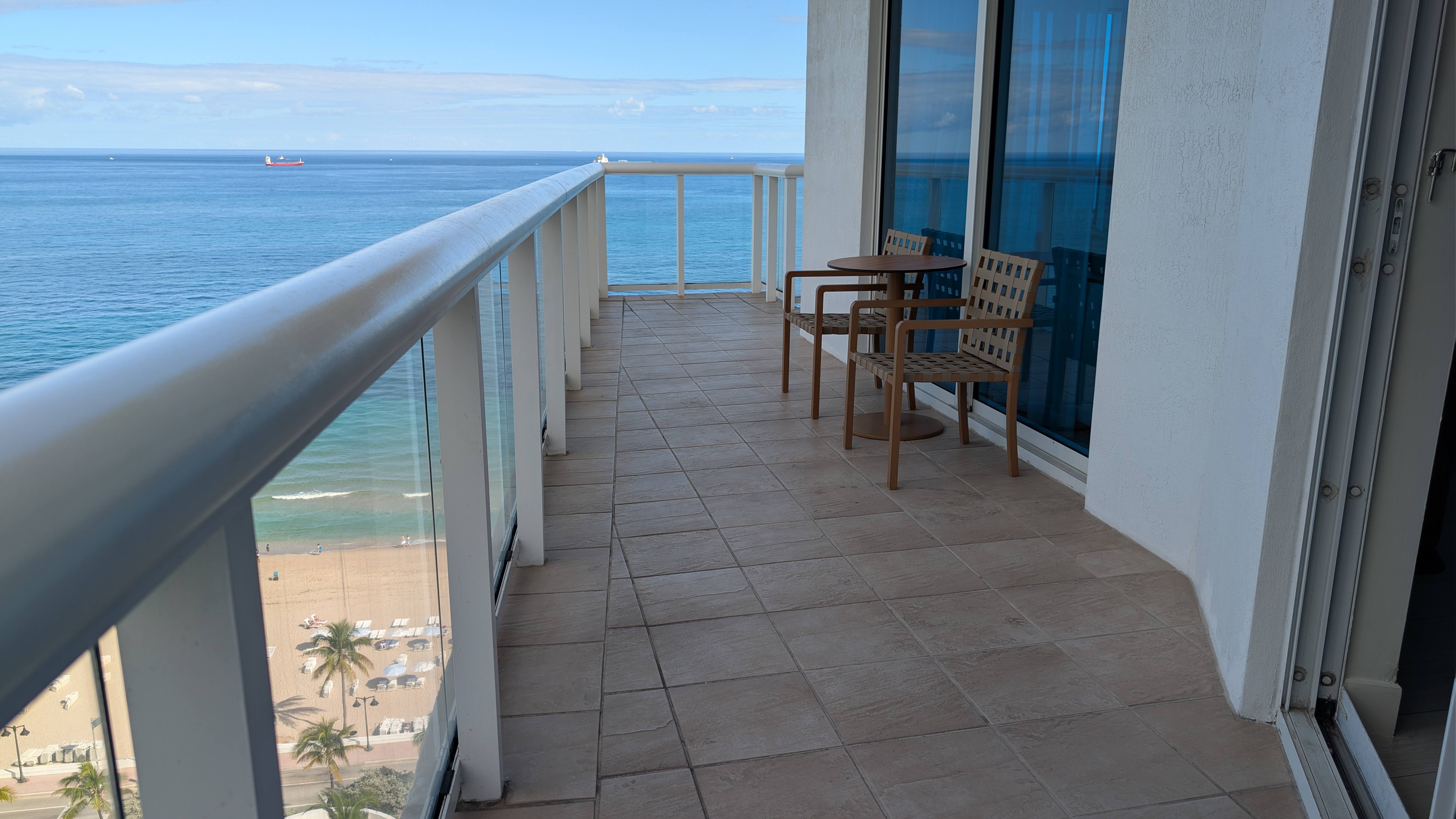 Beach House Fort Lauderdale wrap around balcony city side