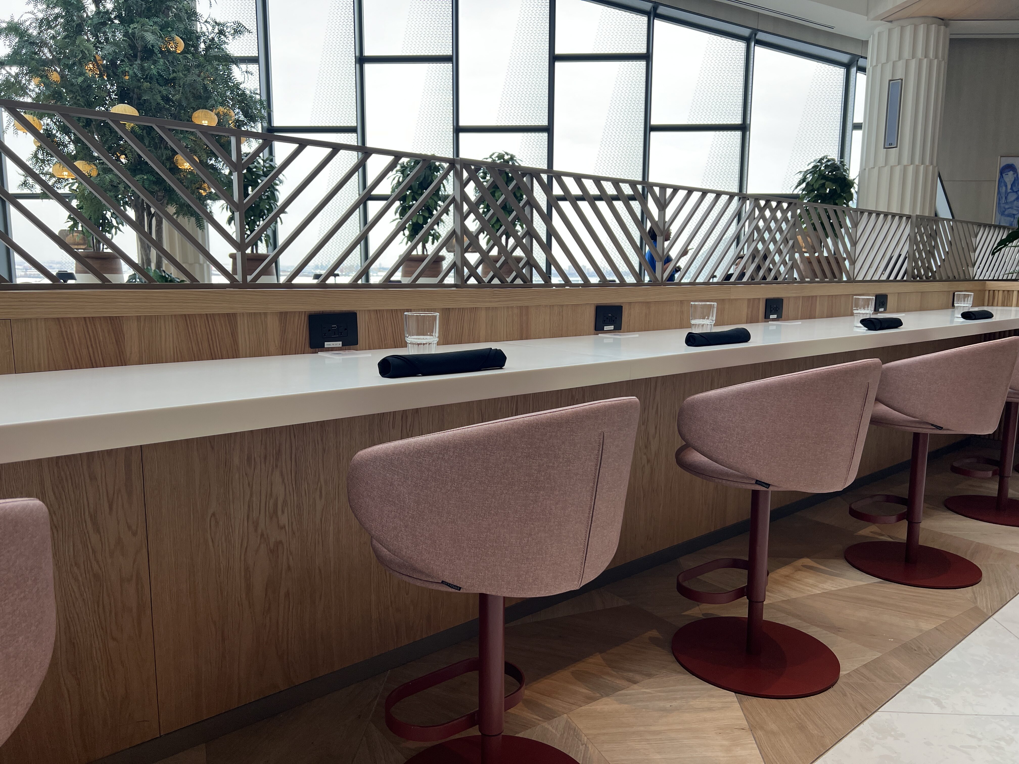 Capital One Lounge LGA Seating Options