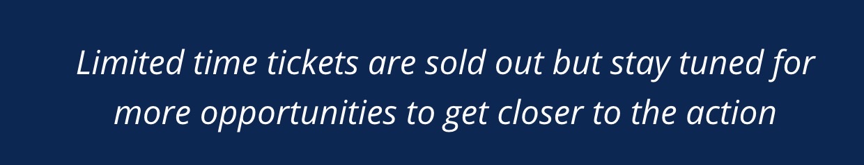 Chase World Cup sold out
