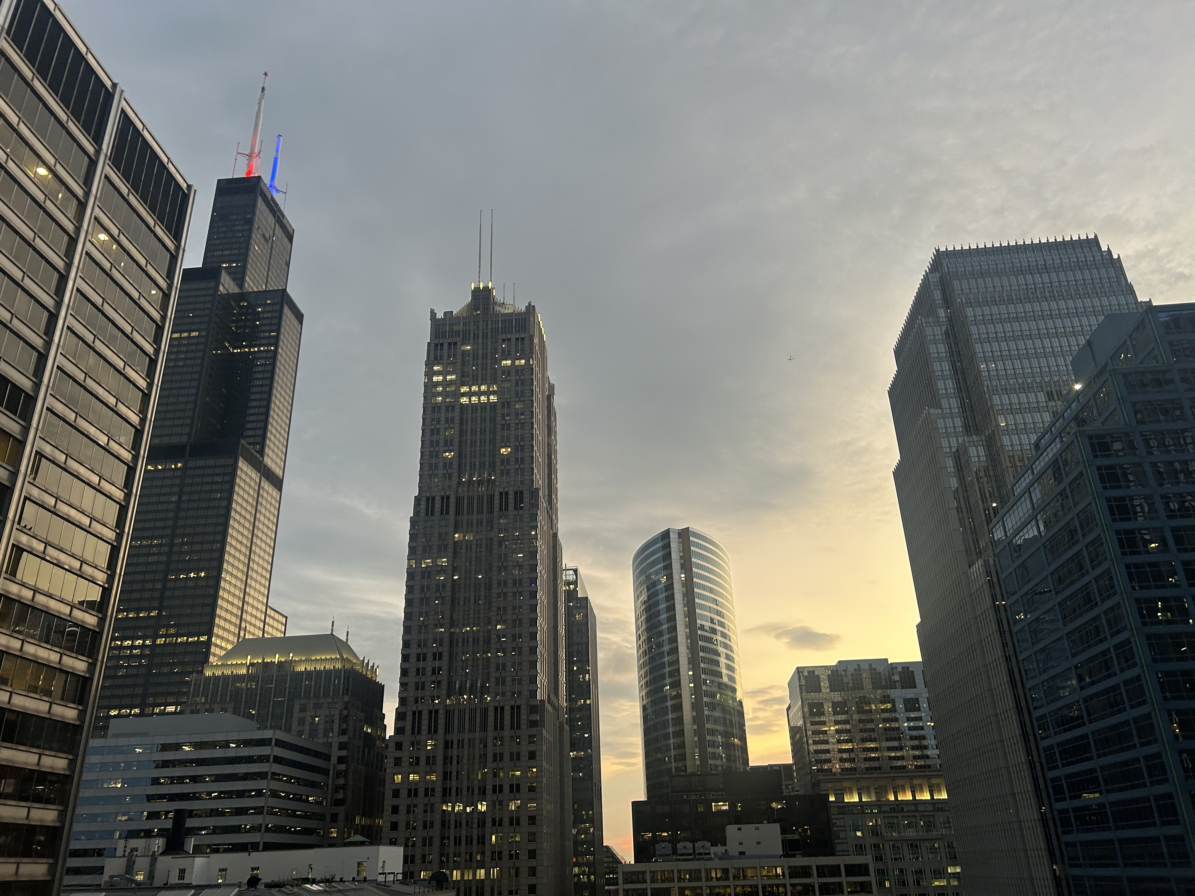Chicago skyline from Hyatt Centric Loop