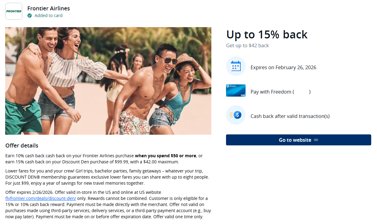 Frontier Chase Offer 022026 Frontier Chase Offer 022026