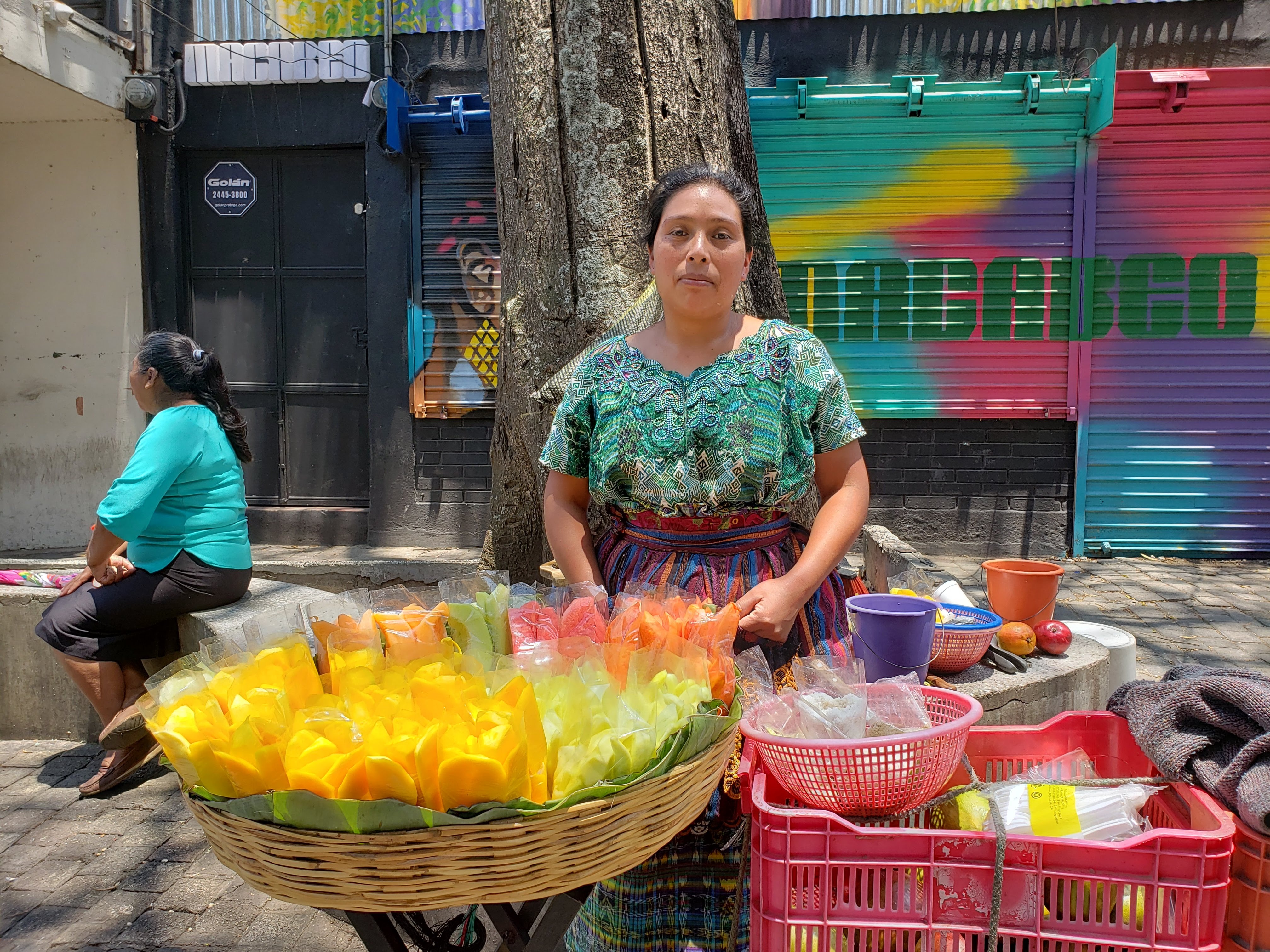 Fruit lady in Guatemala Guatemala Fruit lady