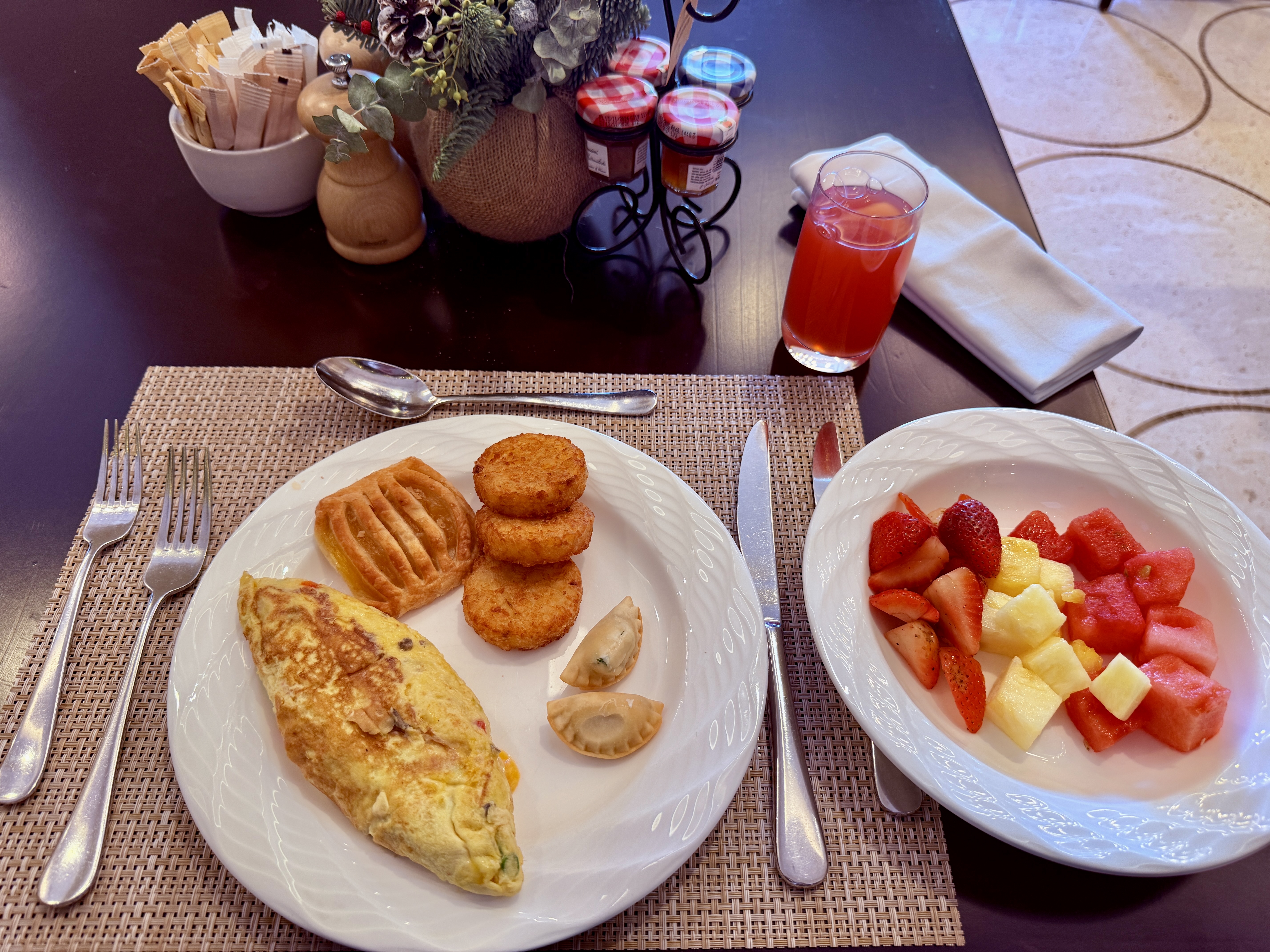 JW Marriott Dubai Breakfast