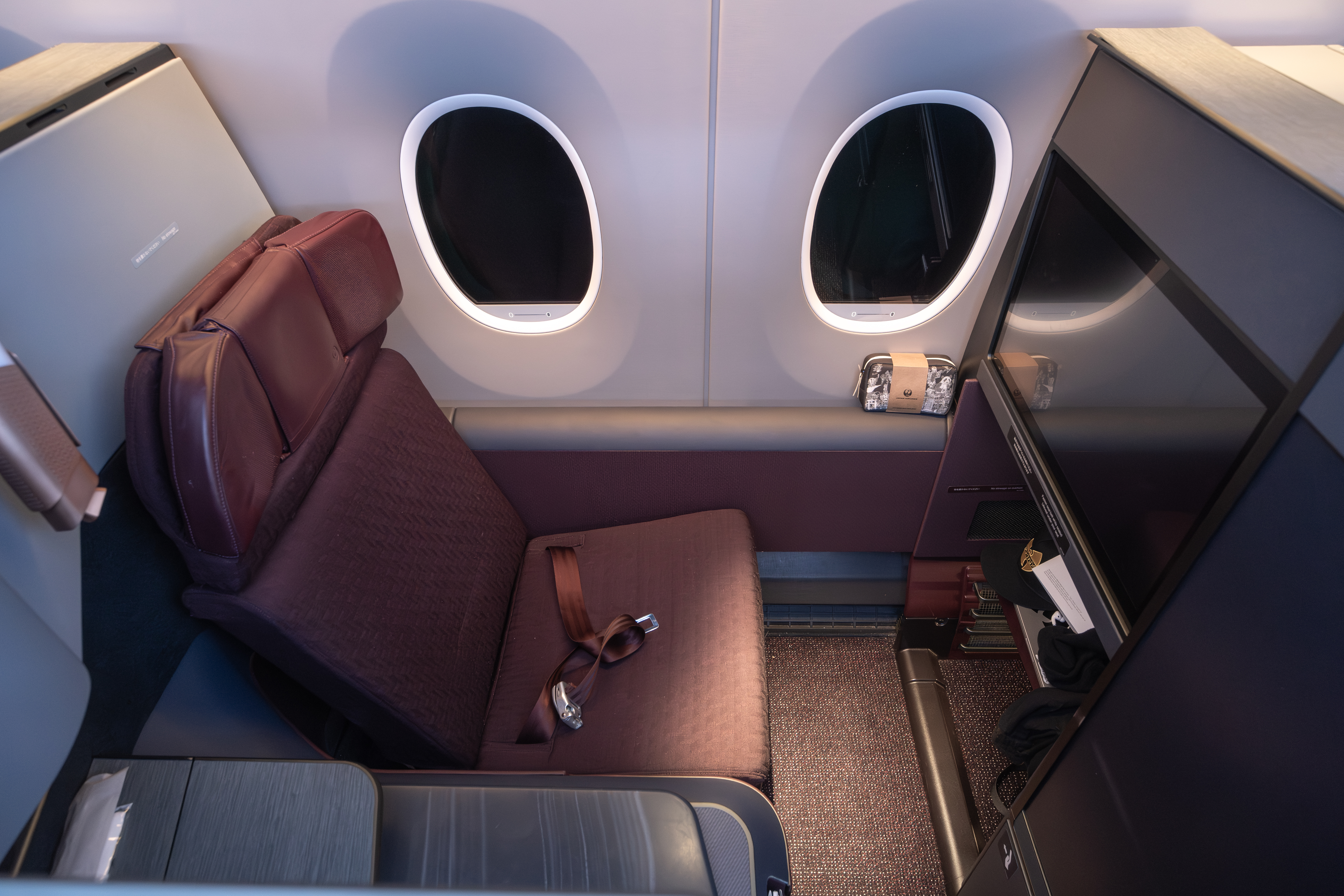 Japan Airlines a350 1000 business class seat 10A