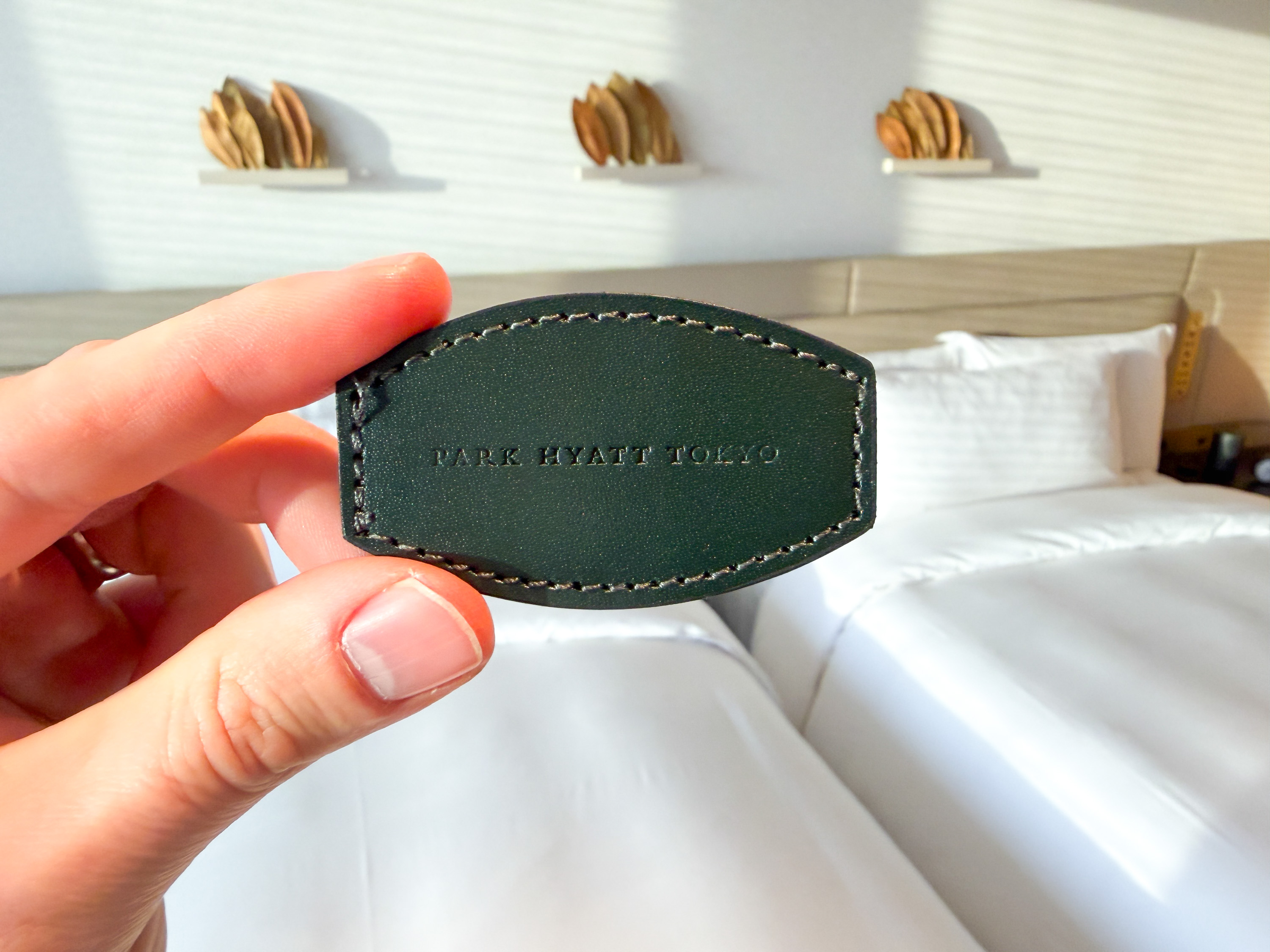 Park Hyatt Tokyo room key Image Credit Chris Hassan
