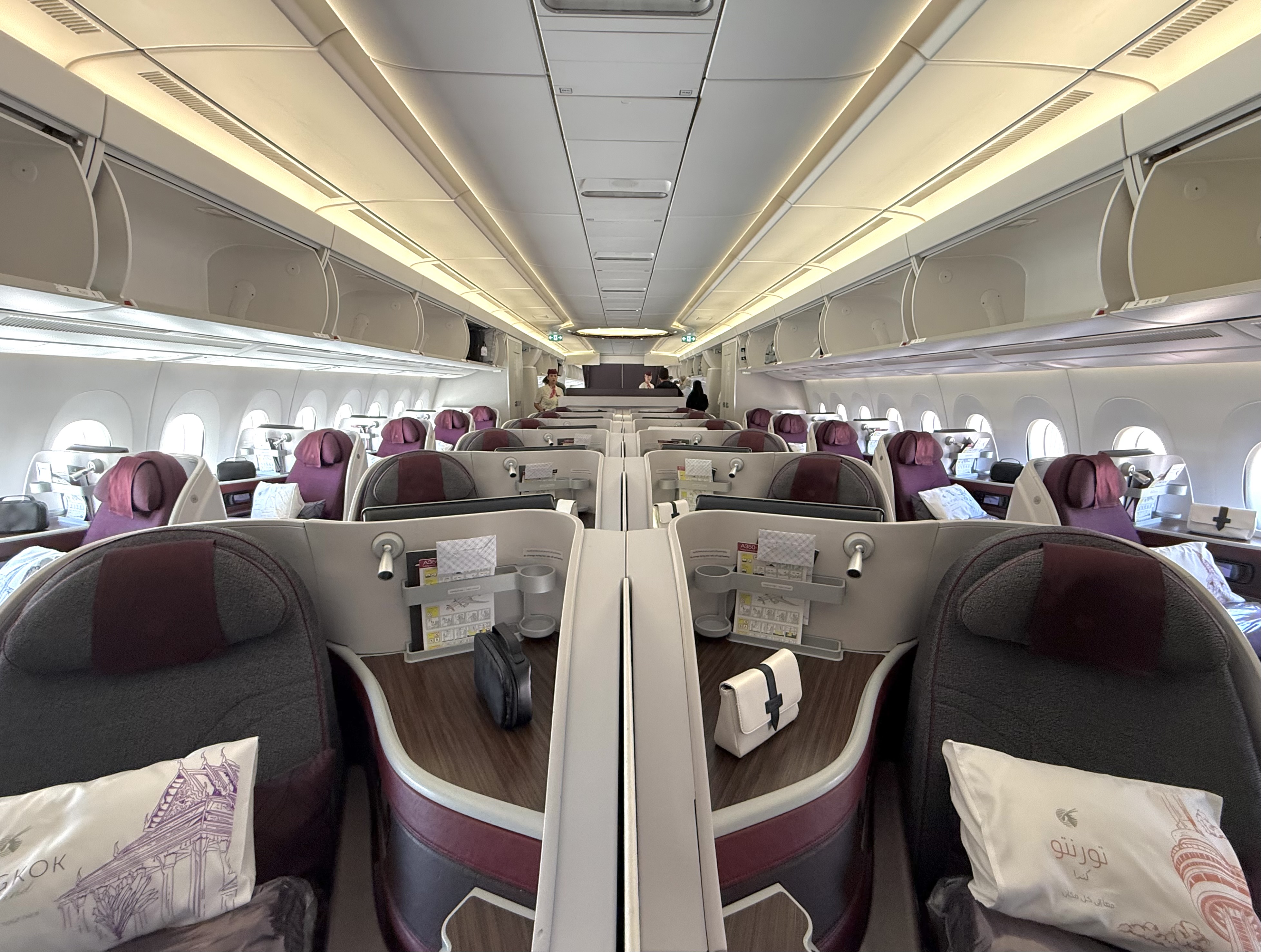 Qatar Airways Airbus A350900 business class seats