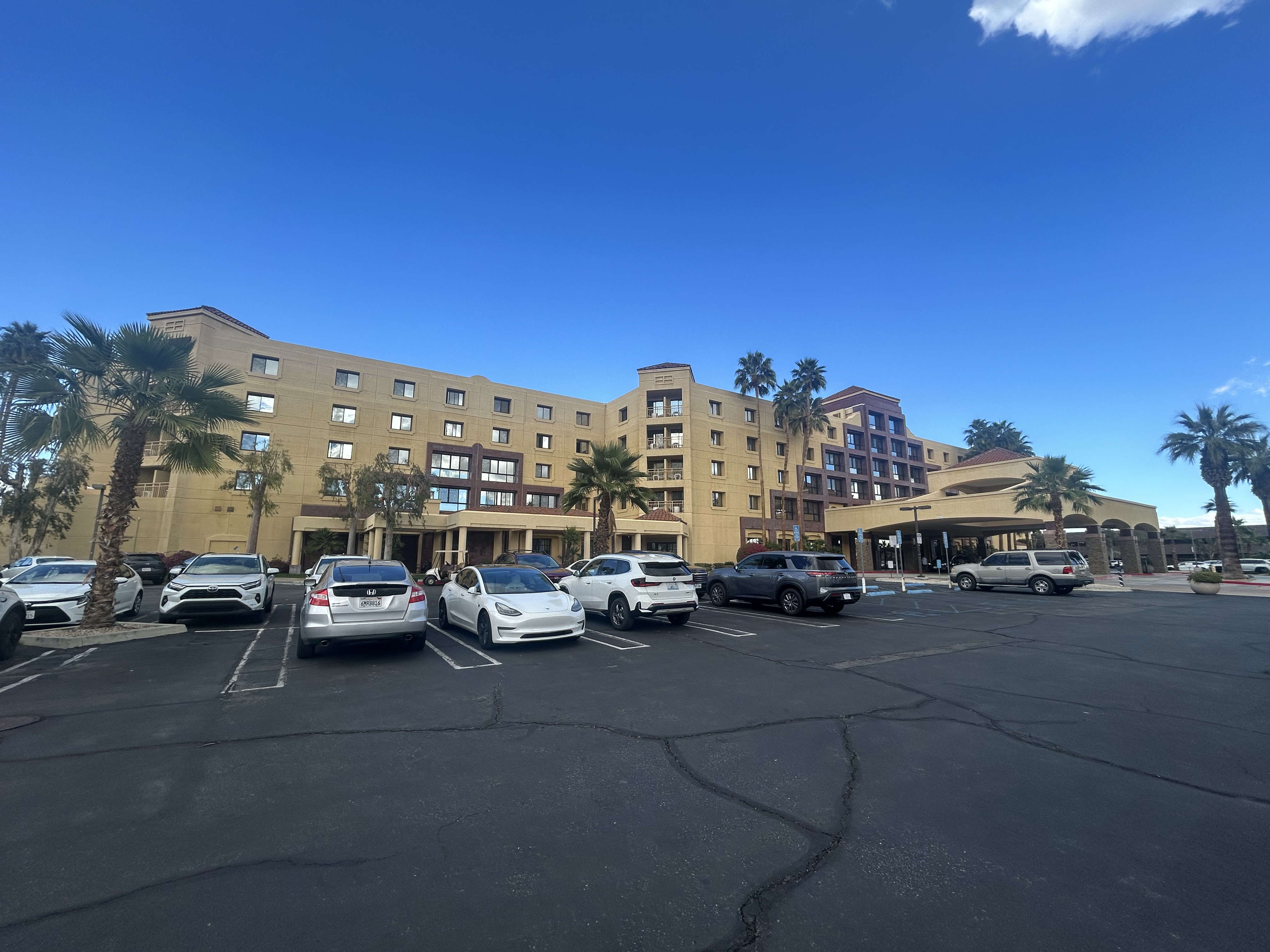 Renaissance Palm Springs exterior parking lot