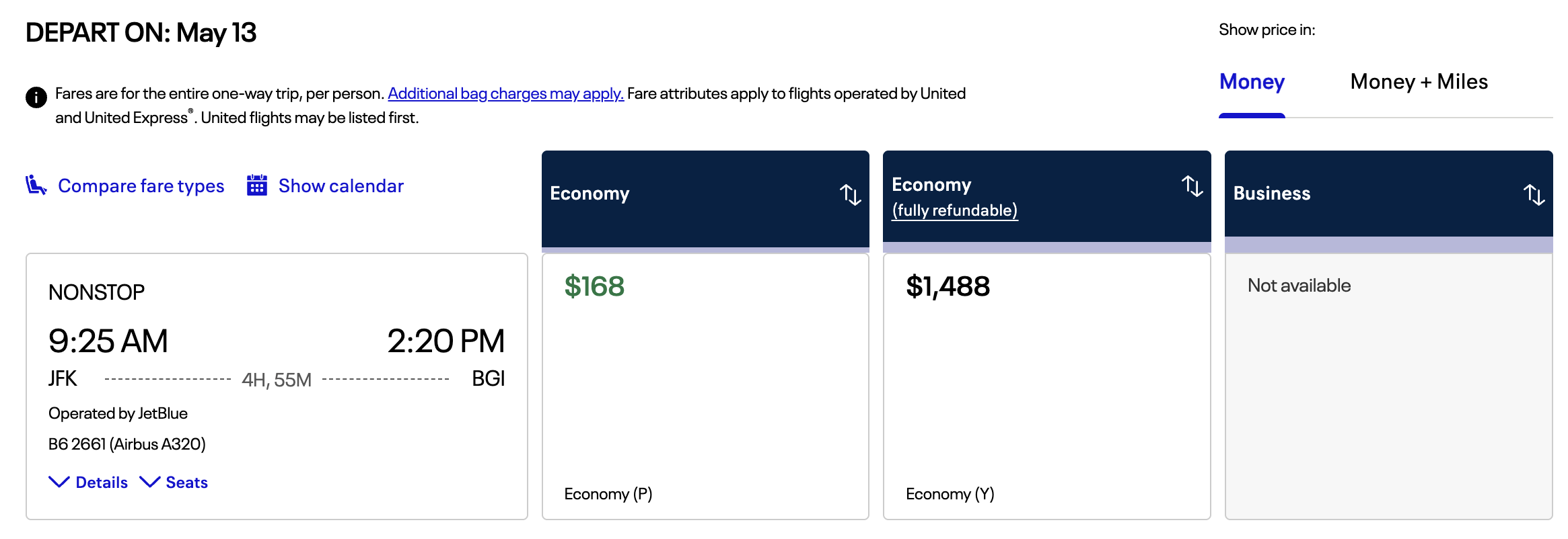 Screenshot 2026 02 10 at 3.14.11 PM JetBlue JFK BGI United.com