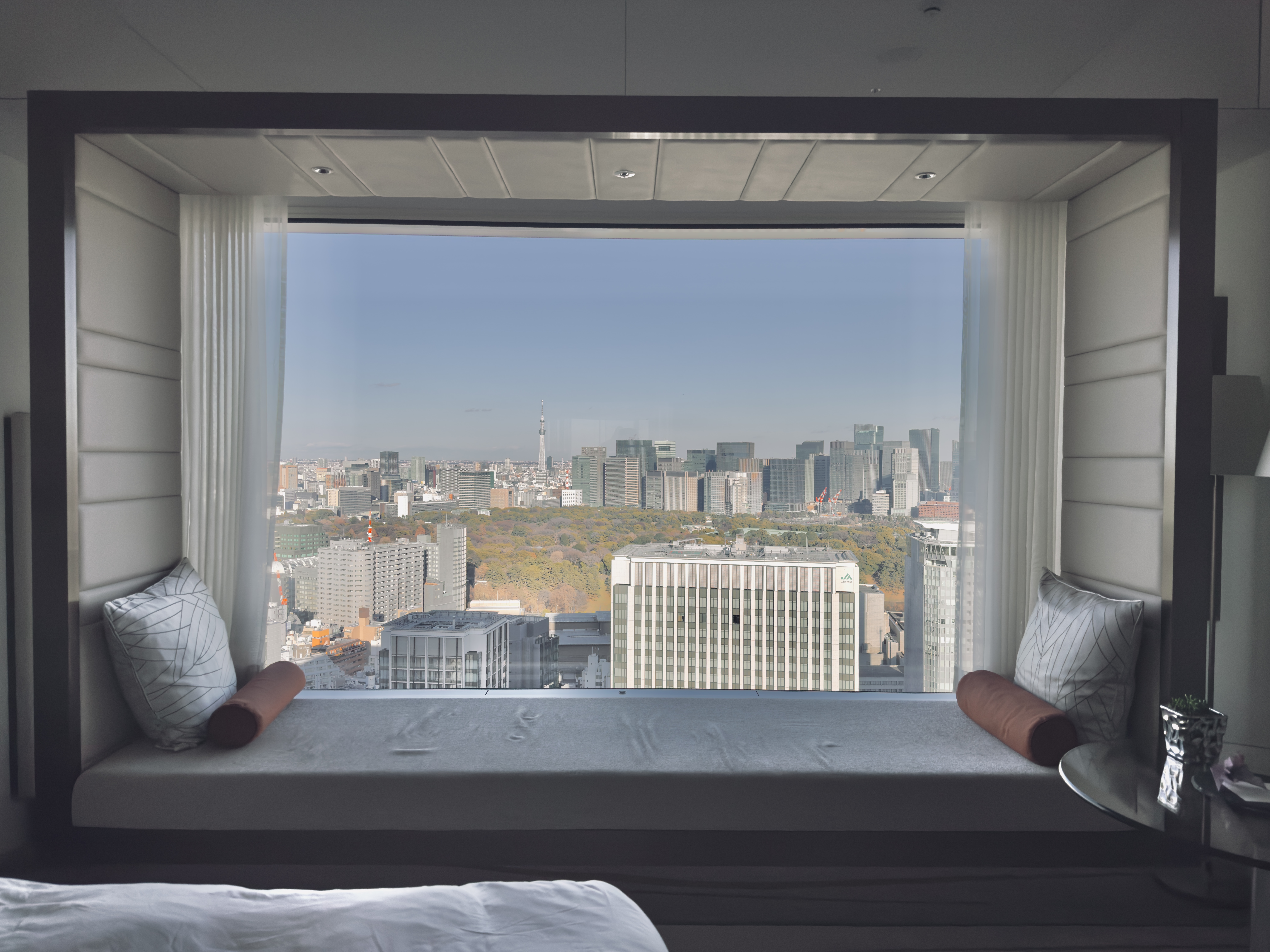 The Prince Gallery Tokyo Kioicho room reading nook and views The Prince Gallery Tokyo Kioicho room reading nook and views
