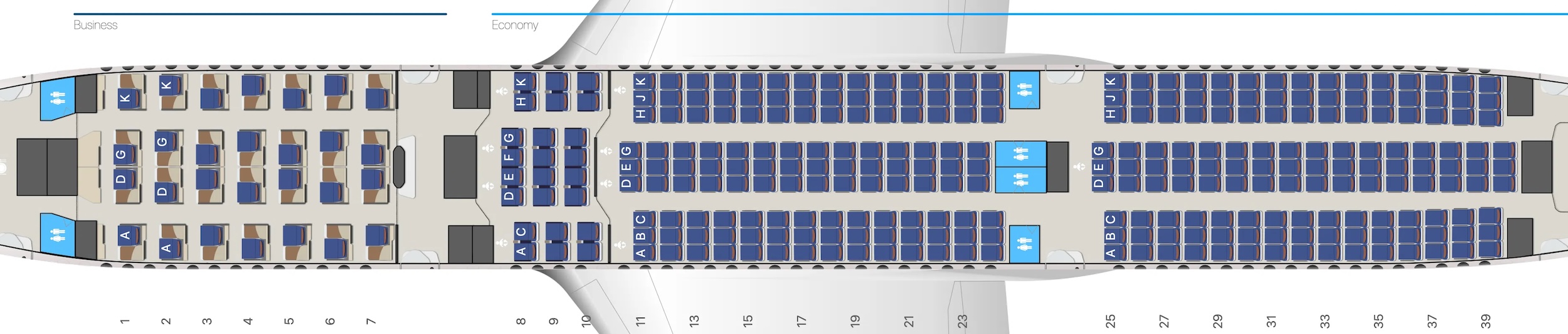 Turkish Airlines seat map A350 900 Aeroflot Turkish Airlines seat map A350 900 Aeroflot