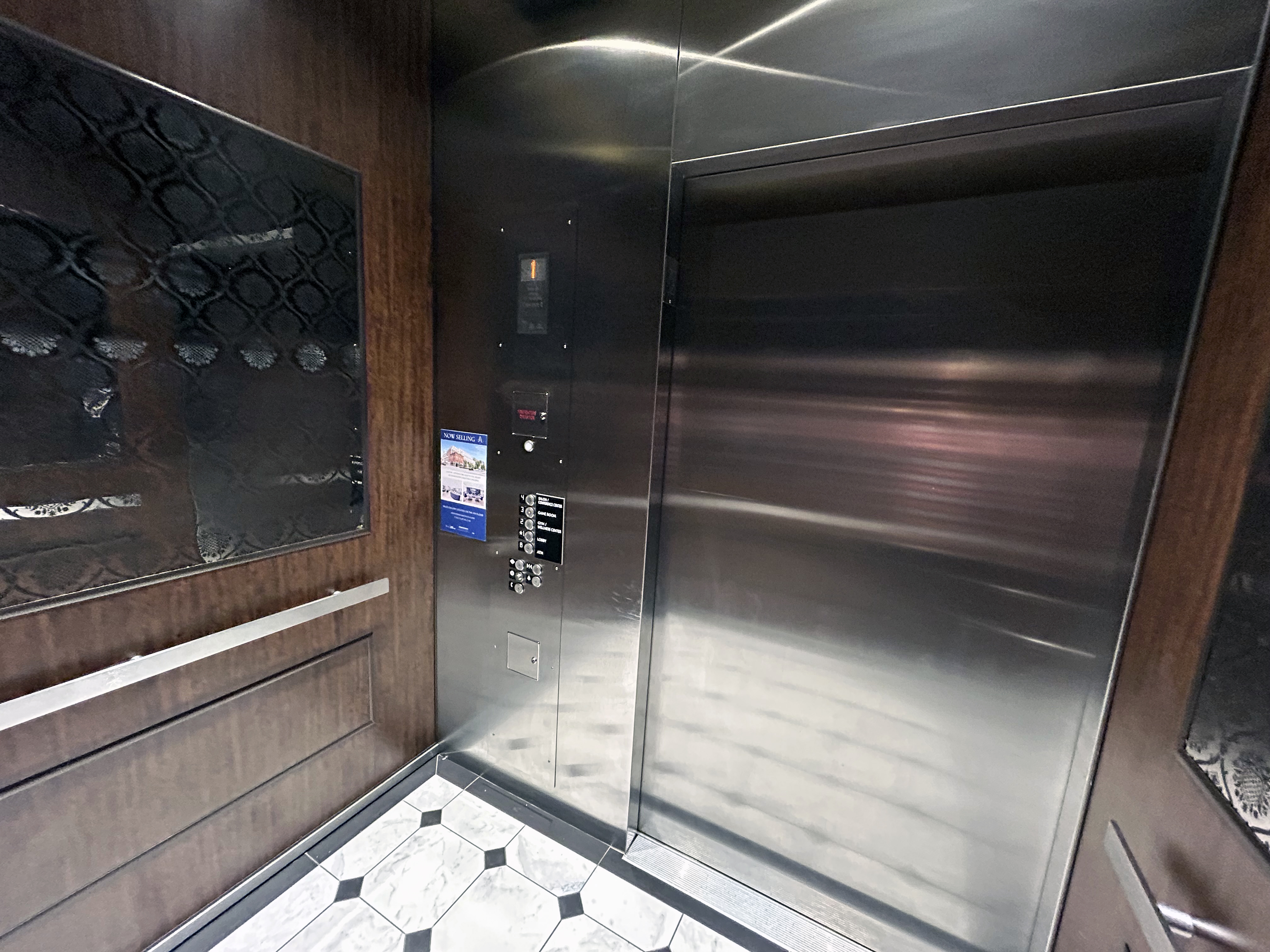 Adelphi Saratoga Springs elevator interior
