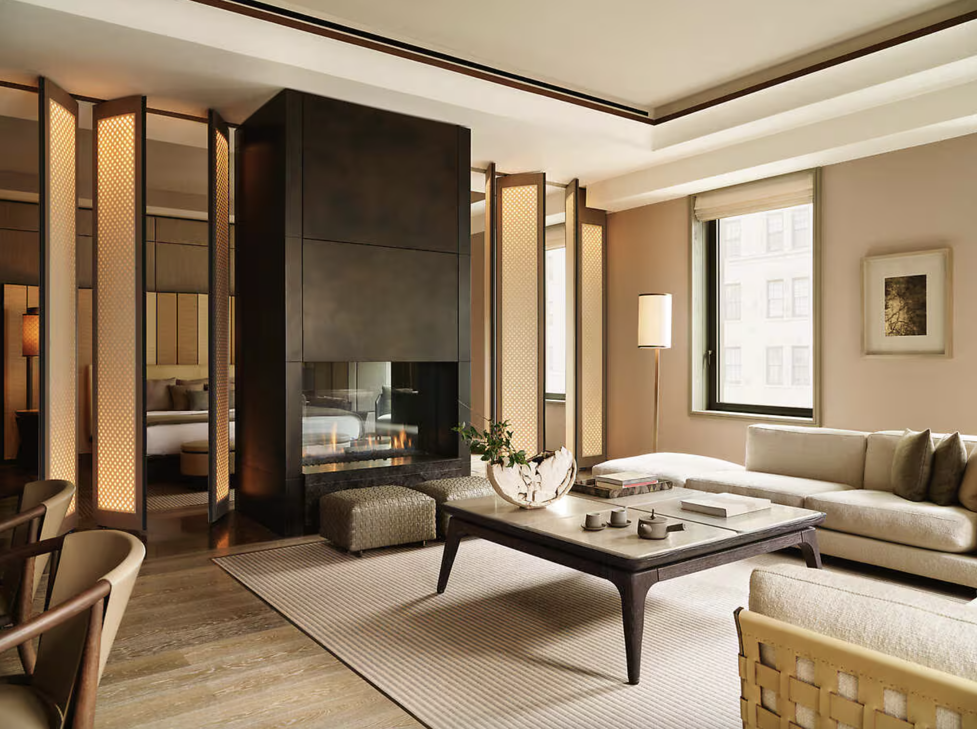 Aman new york corner suite