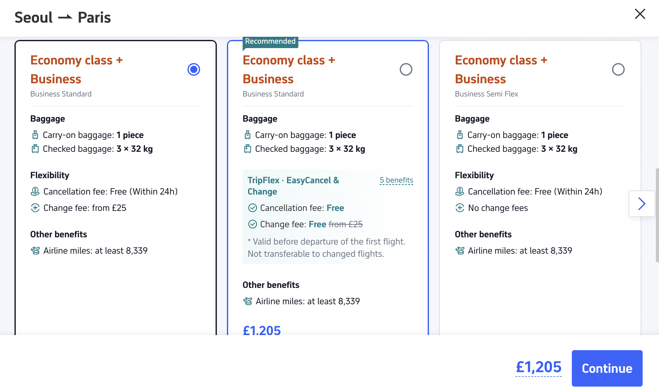 Booking JAL business class via trip com Booking JAL business class via trip com
