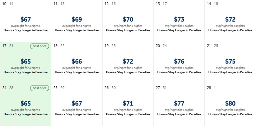 Doubletree by Hilton Mazatlan Nightly Rates