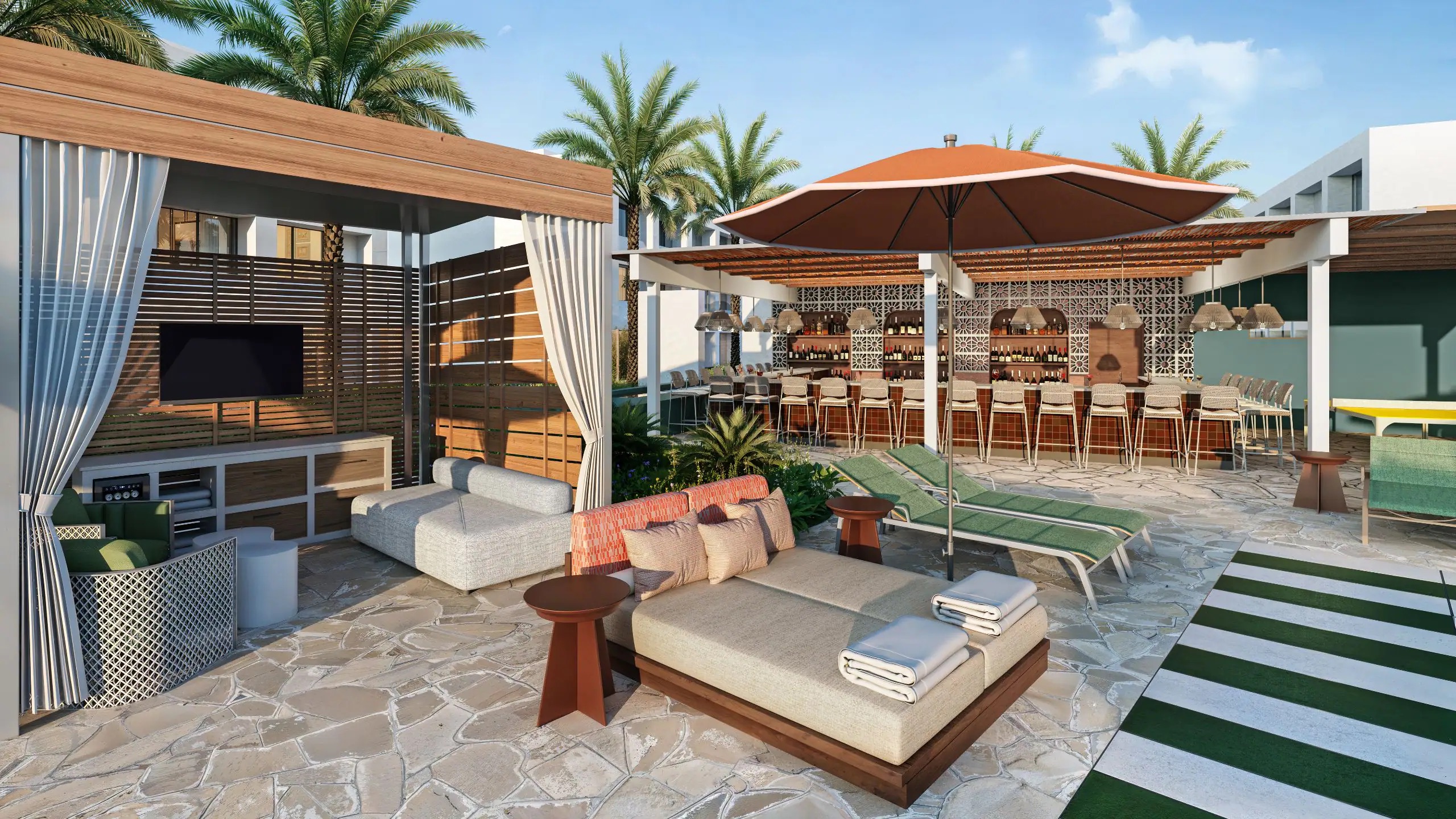 Hotel Solaya Pool Area