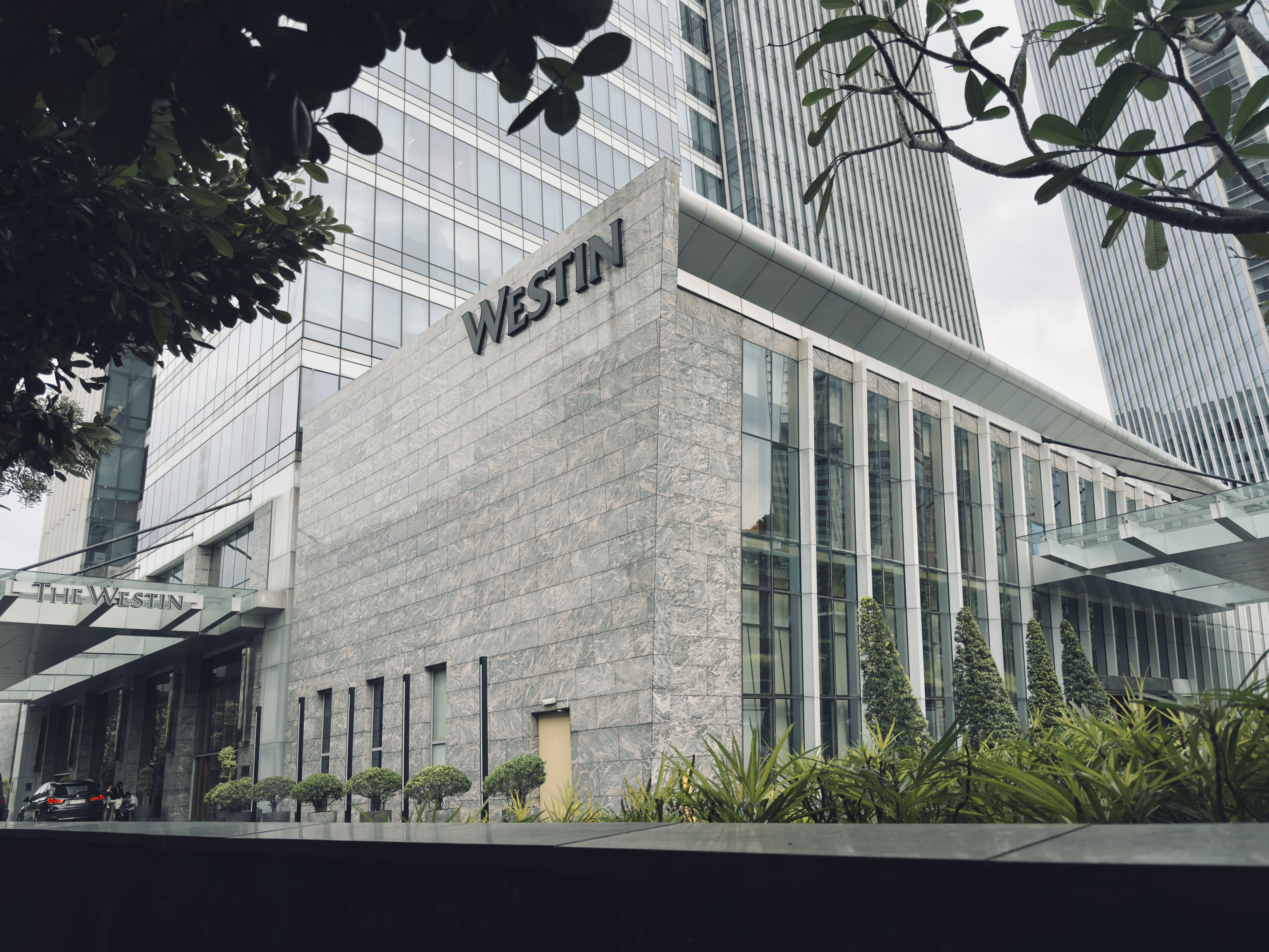 The Westin Jakarta exterior of building The Westin Jakarta exterior of building