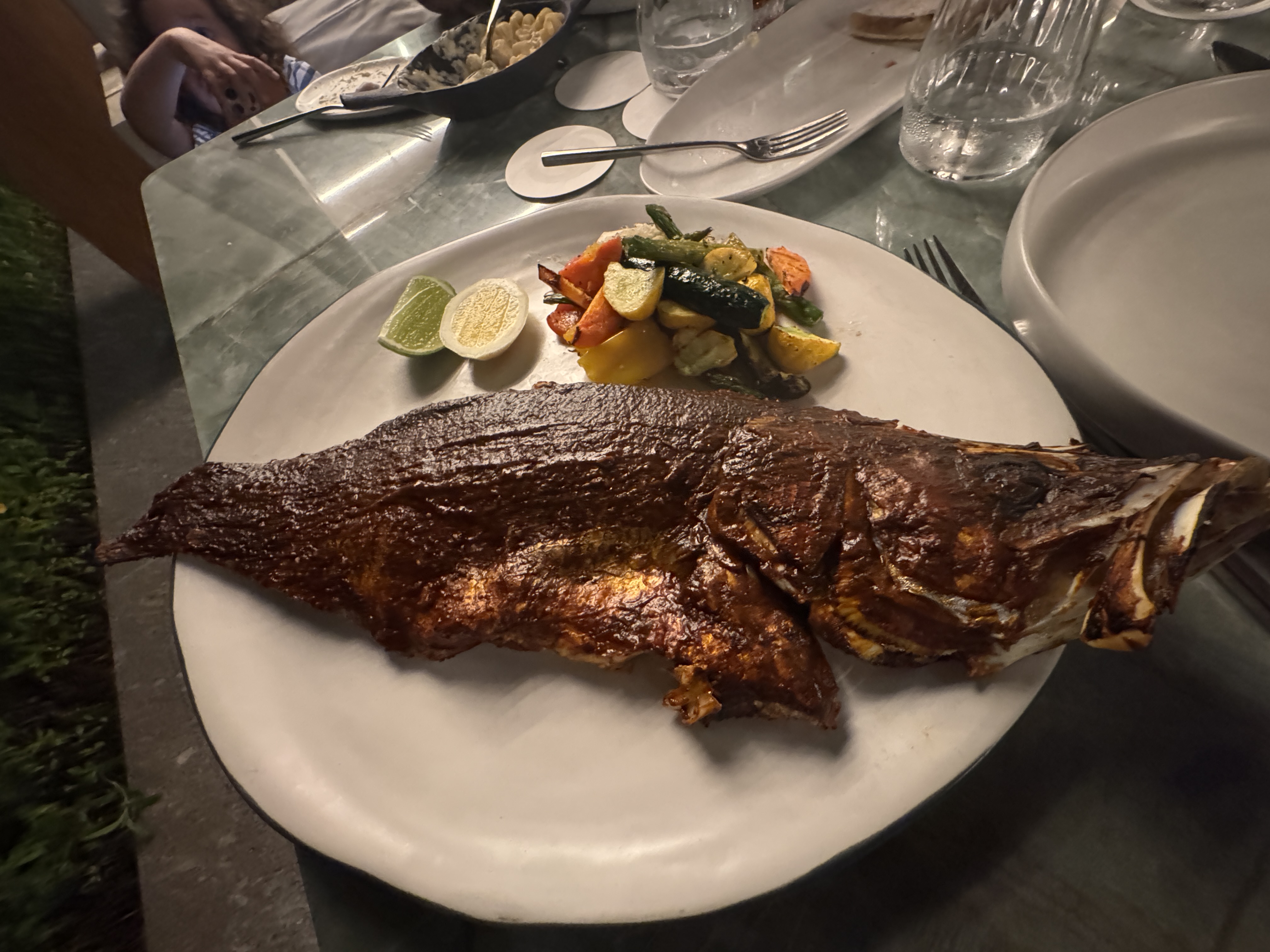 Waldorf Astoria Rivieria Maya whole fish