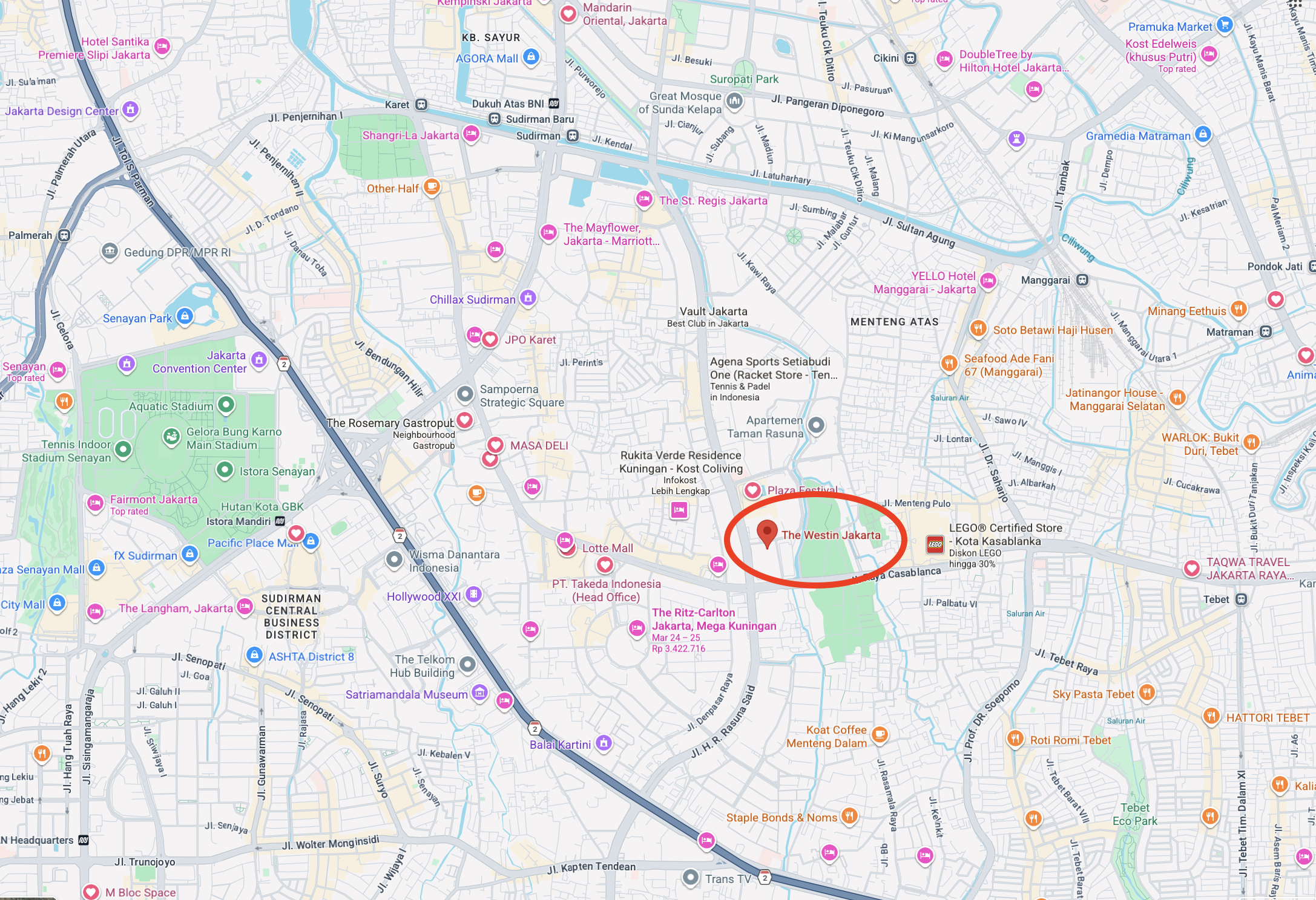 Westin Jakarta Google Maps Westin Jakarta Google Maps