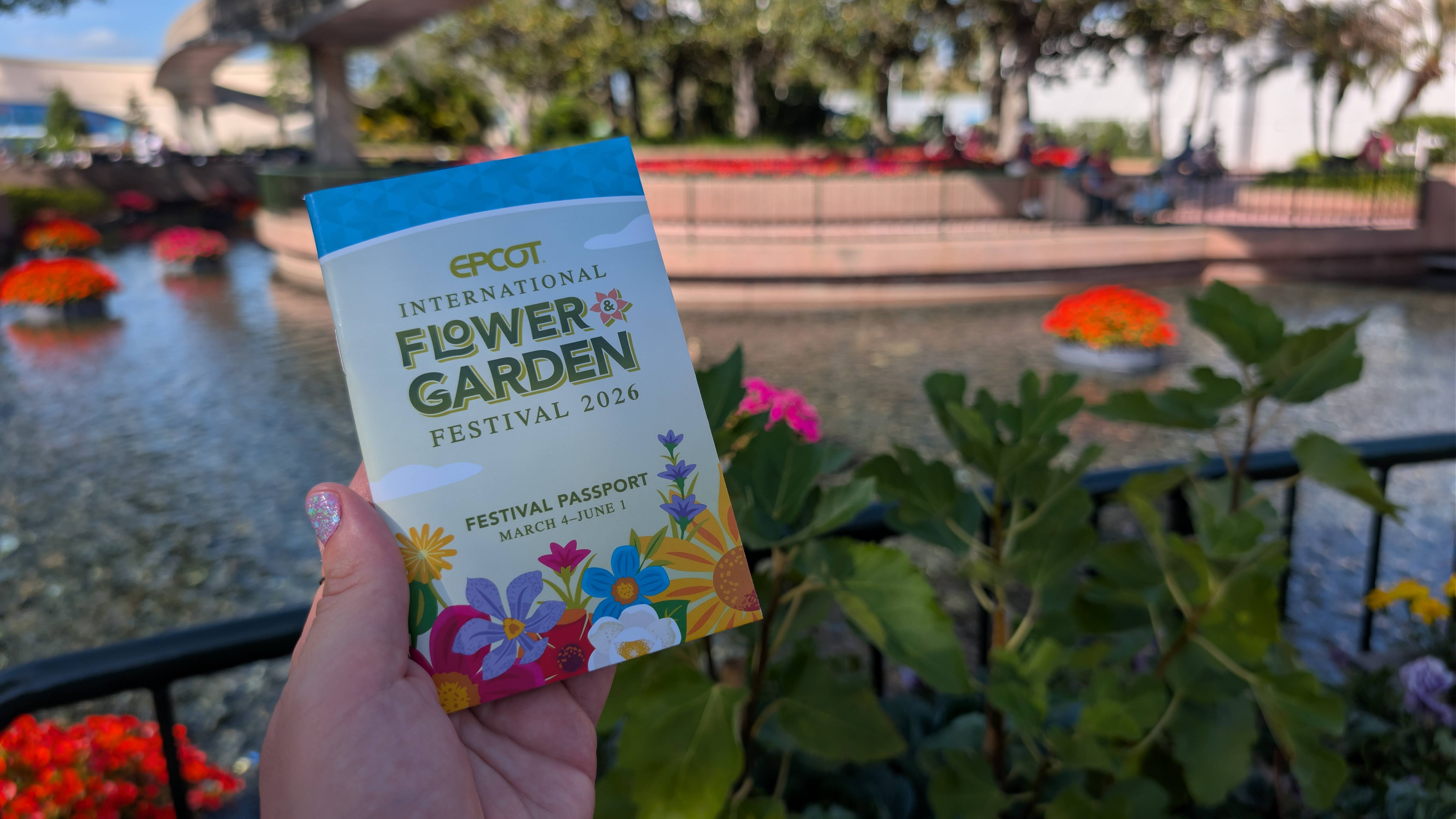 2026 EPCOT International Flower & Garden Festival passport 2026 EPCOT International Flower & Garden Festival passport