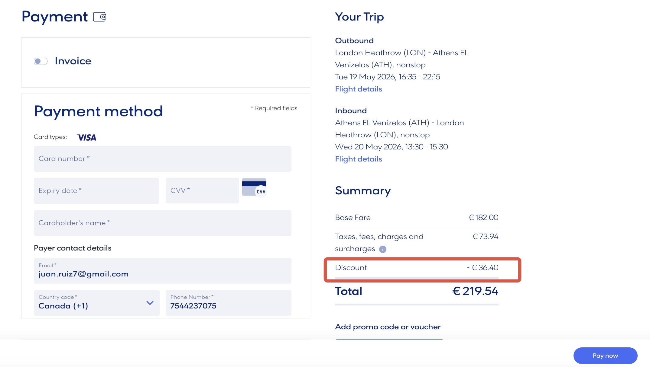 Aegean Sale 20% discount
