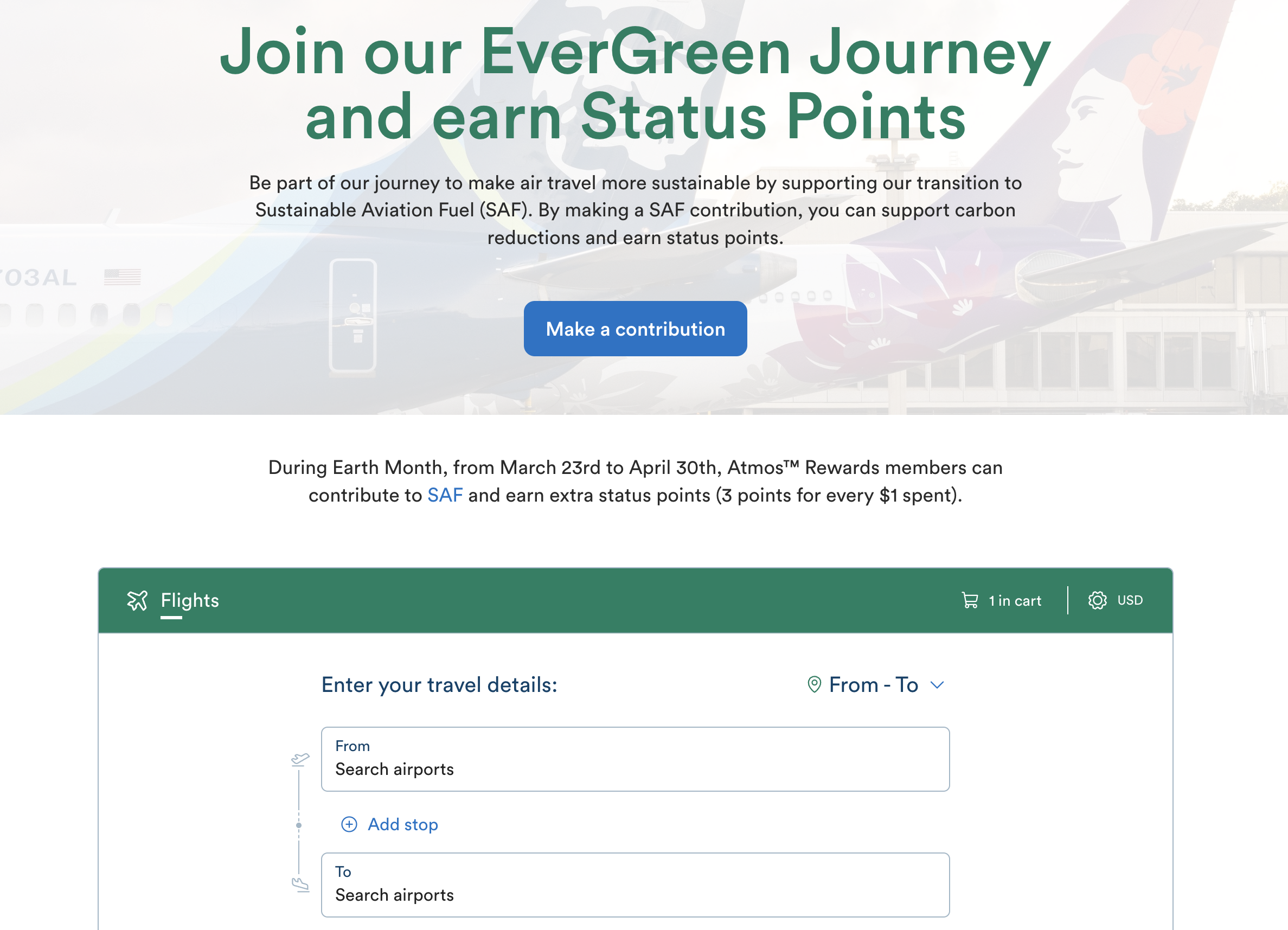 Alaska SAF Earth Month 2026