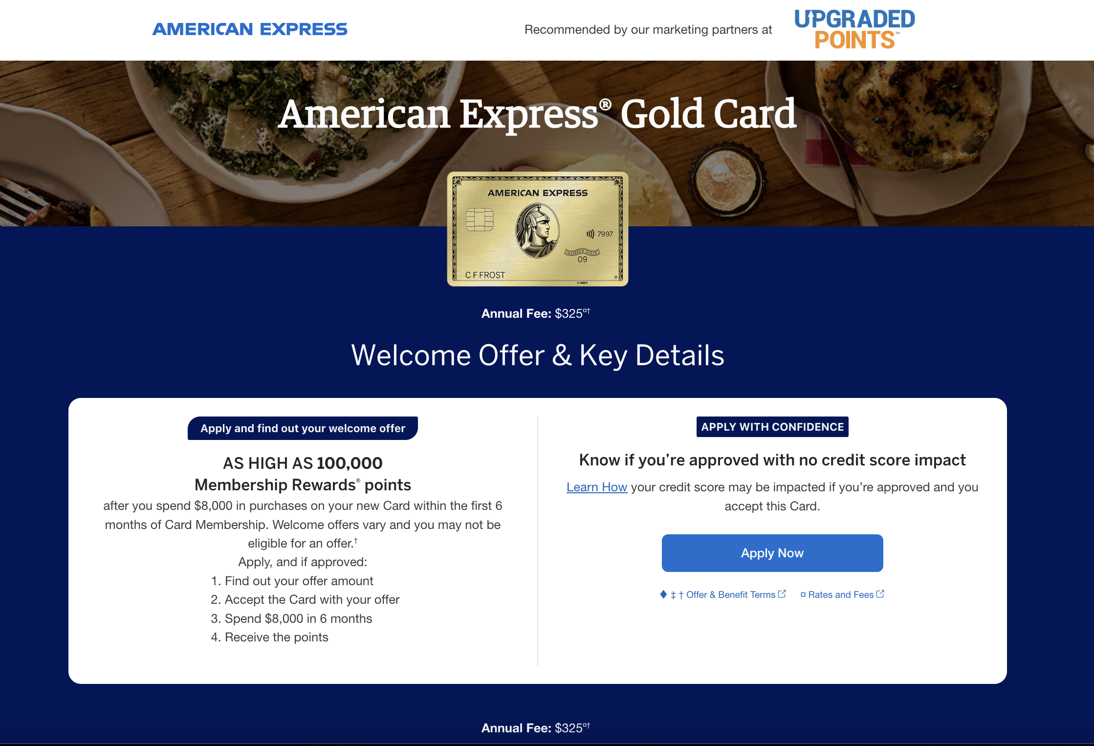 Apply Amex Gold