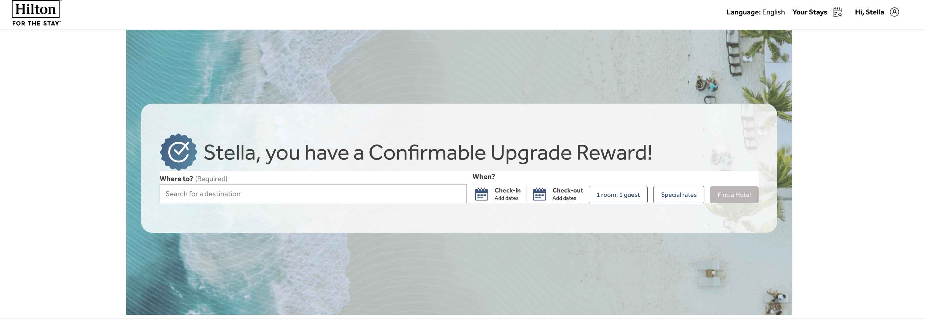 Book Confirmable Upgrade Reward Hilton Book Confirmable Upgrade Reward Hilton