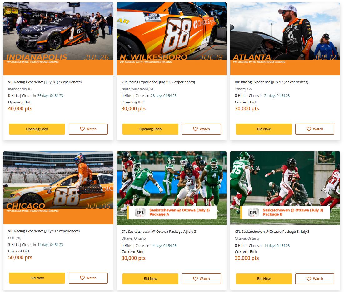 Choice Privileges auctions 060826 Choice Privileges auctions 060826